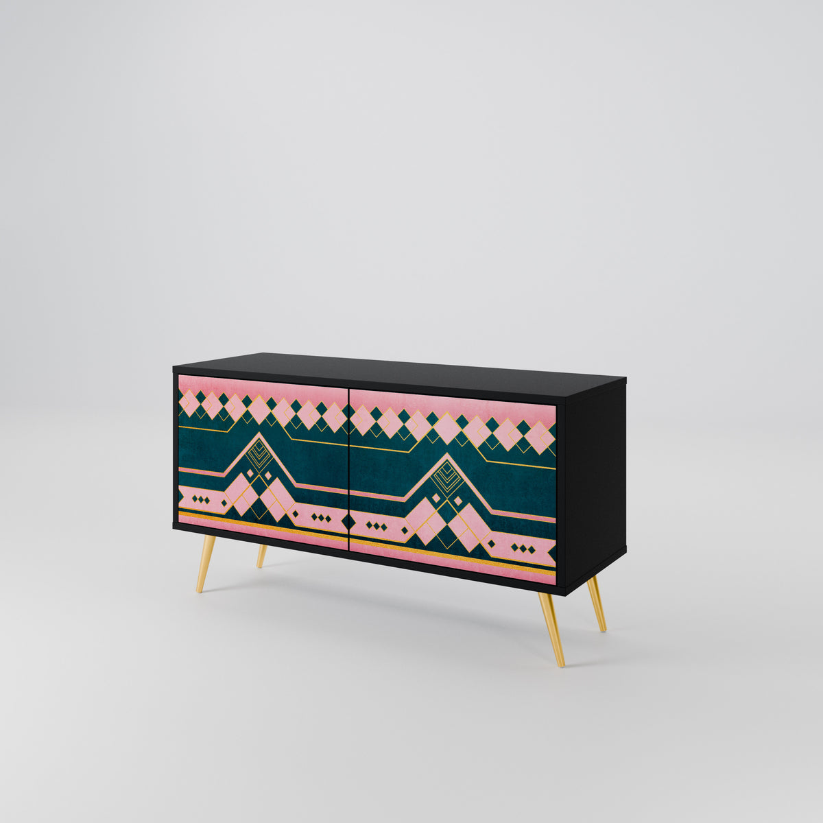 ROYAL COMPOSITION Compact 2-Door TV Cabinet