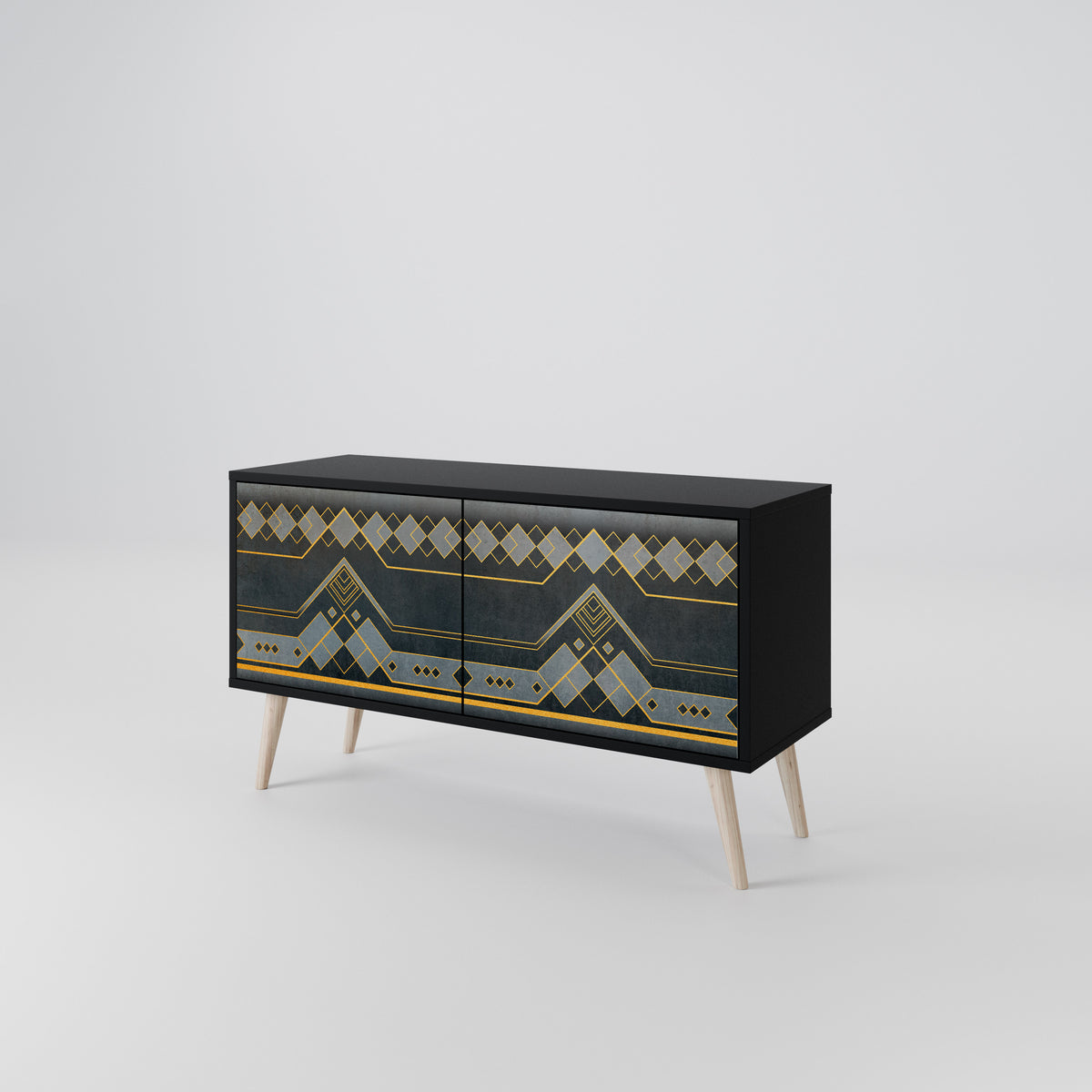 ROYAL ORDINARINESS Compact 2-Door TV Cabinet