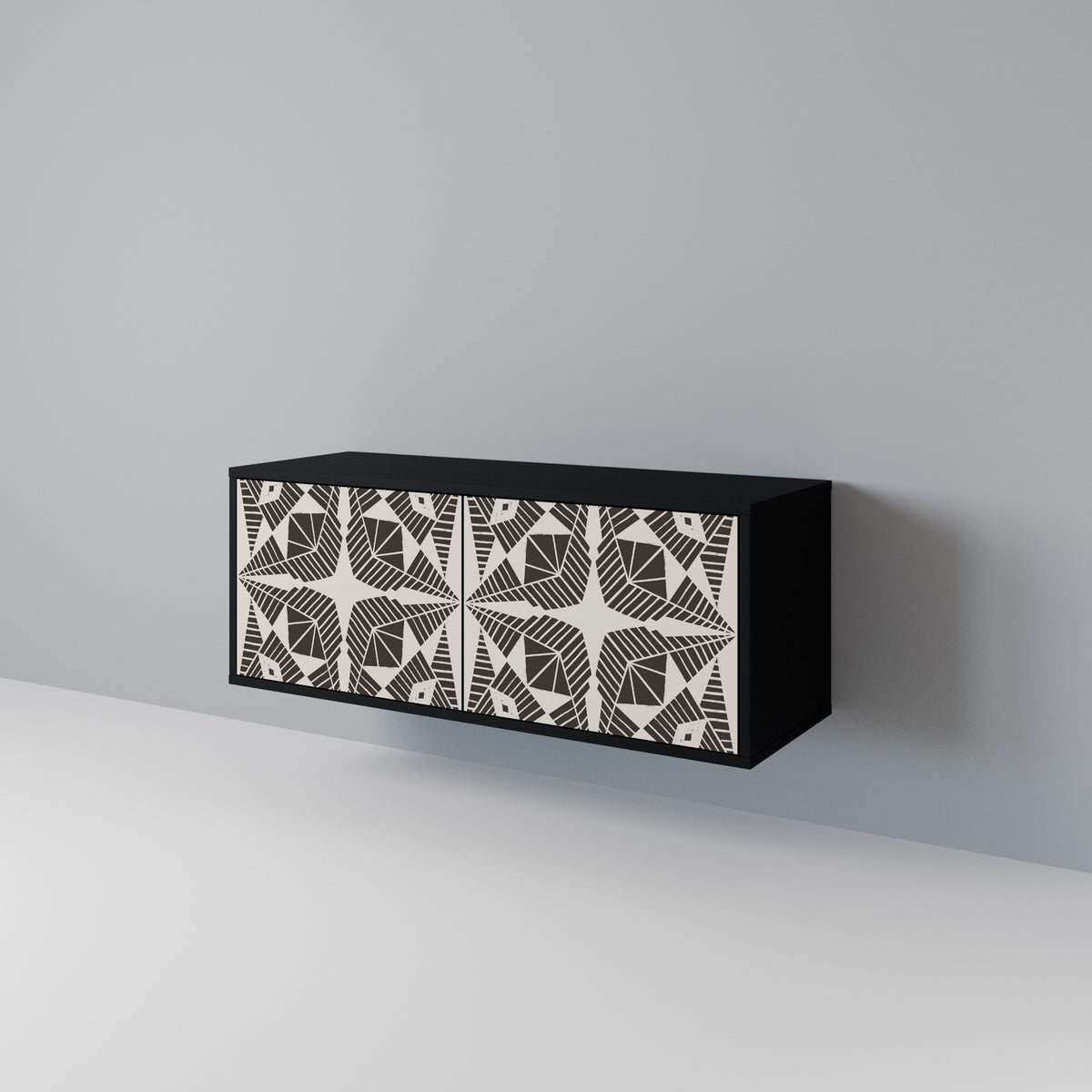MONOCHROME NEXUS Kompaktes 2-türiges TV-Lowboard