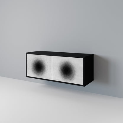 BLACK HOLE Compact 2-Door TV Cabinet