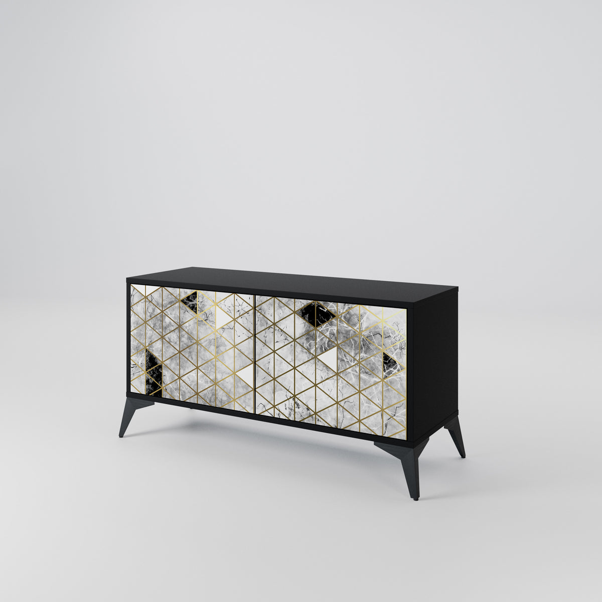 ASHEN ARIA Compact 2-Door TV Cabinet