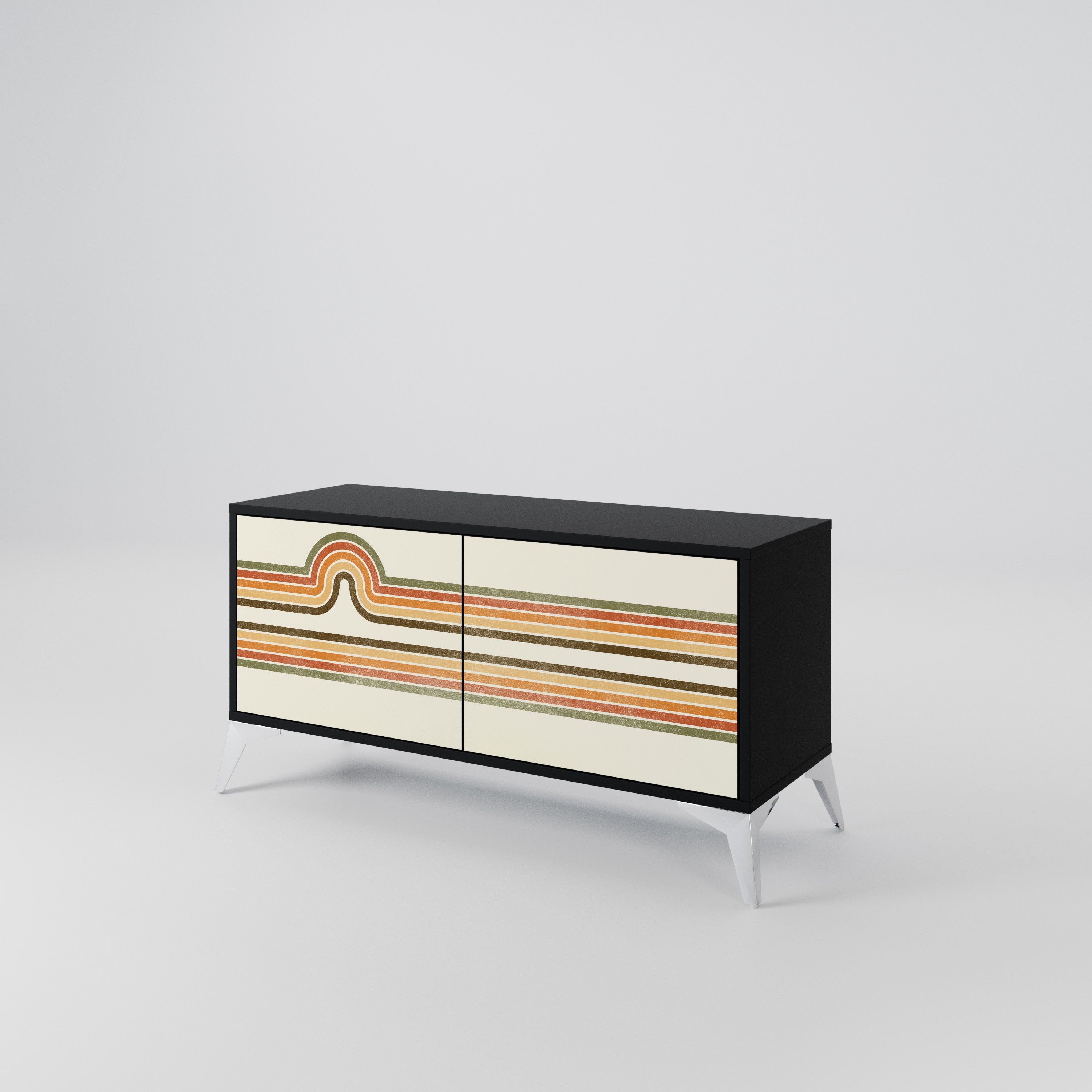 EXCEPTIONAL STREAM Kompaktes 2-türiges TV-Lowboard