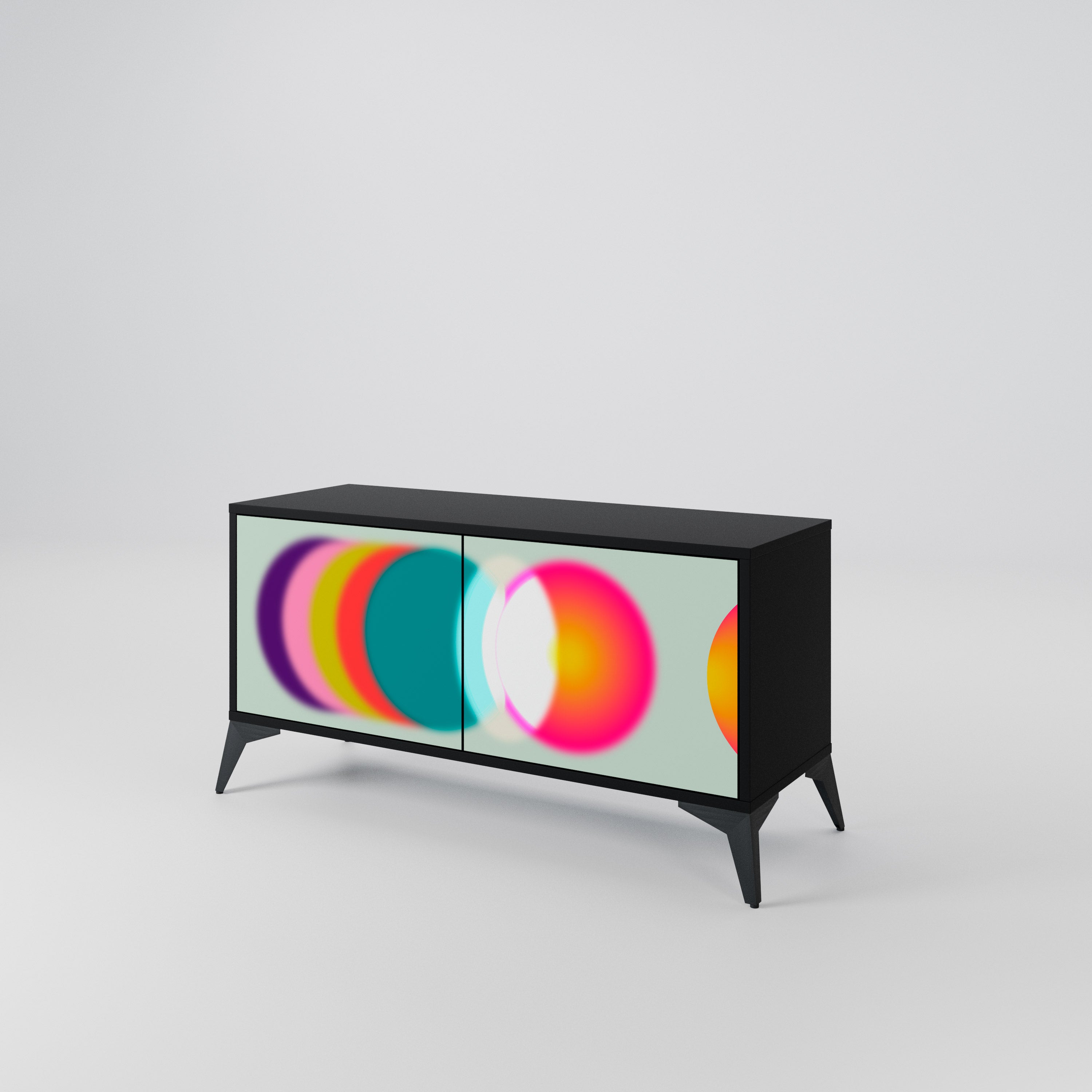 SYMPHONY OF COLORS Compact 2-Door TV Cabinet