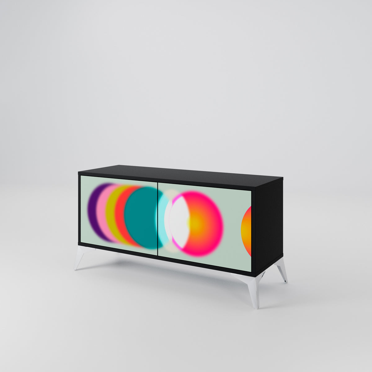 SYMPHONY OF COLORS Compact 2-Door TV Cabinet
