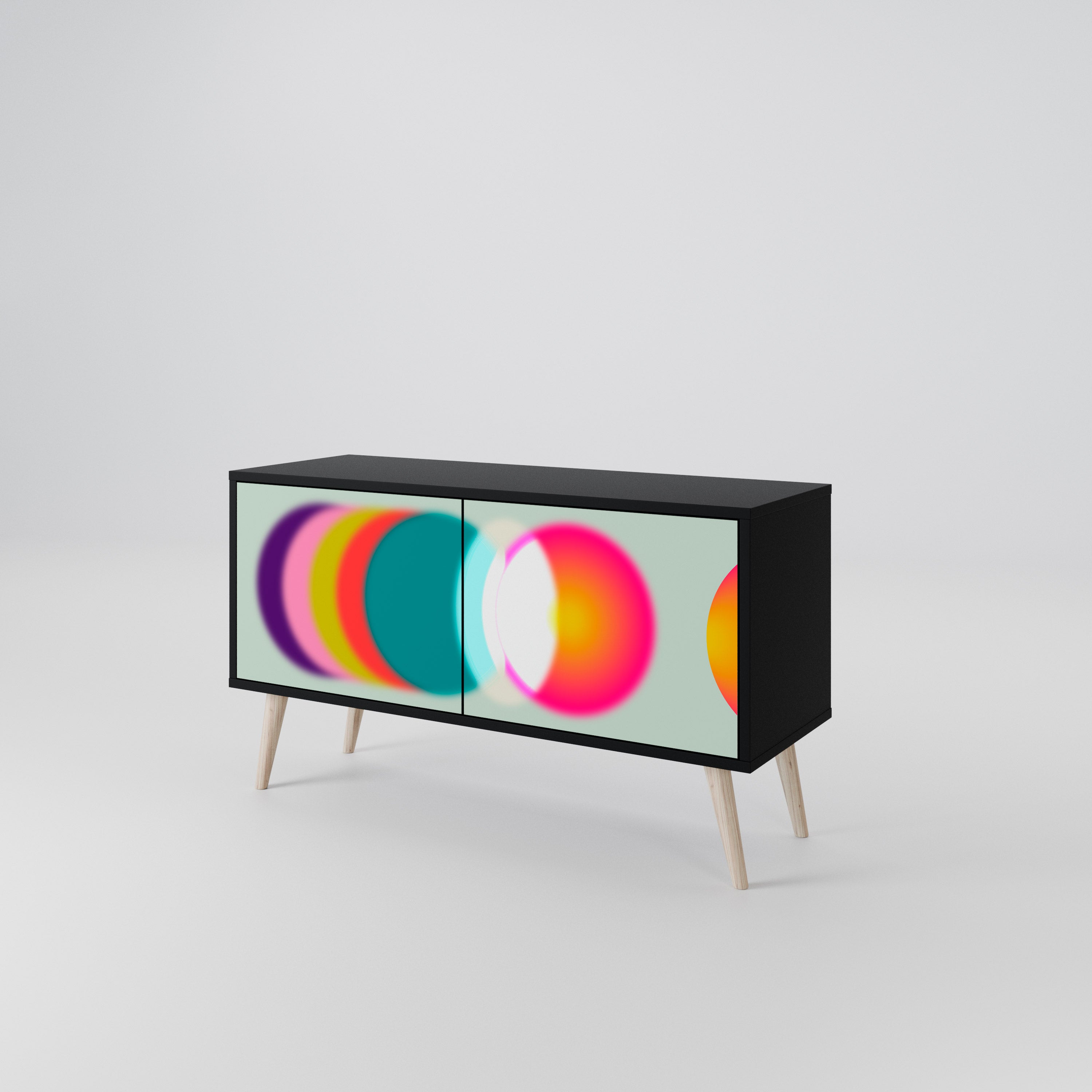 SYMPHONY OF COLORS Compact 2-Door TV Cabinet