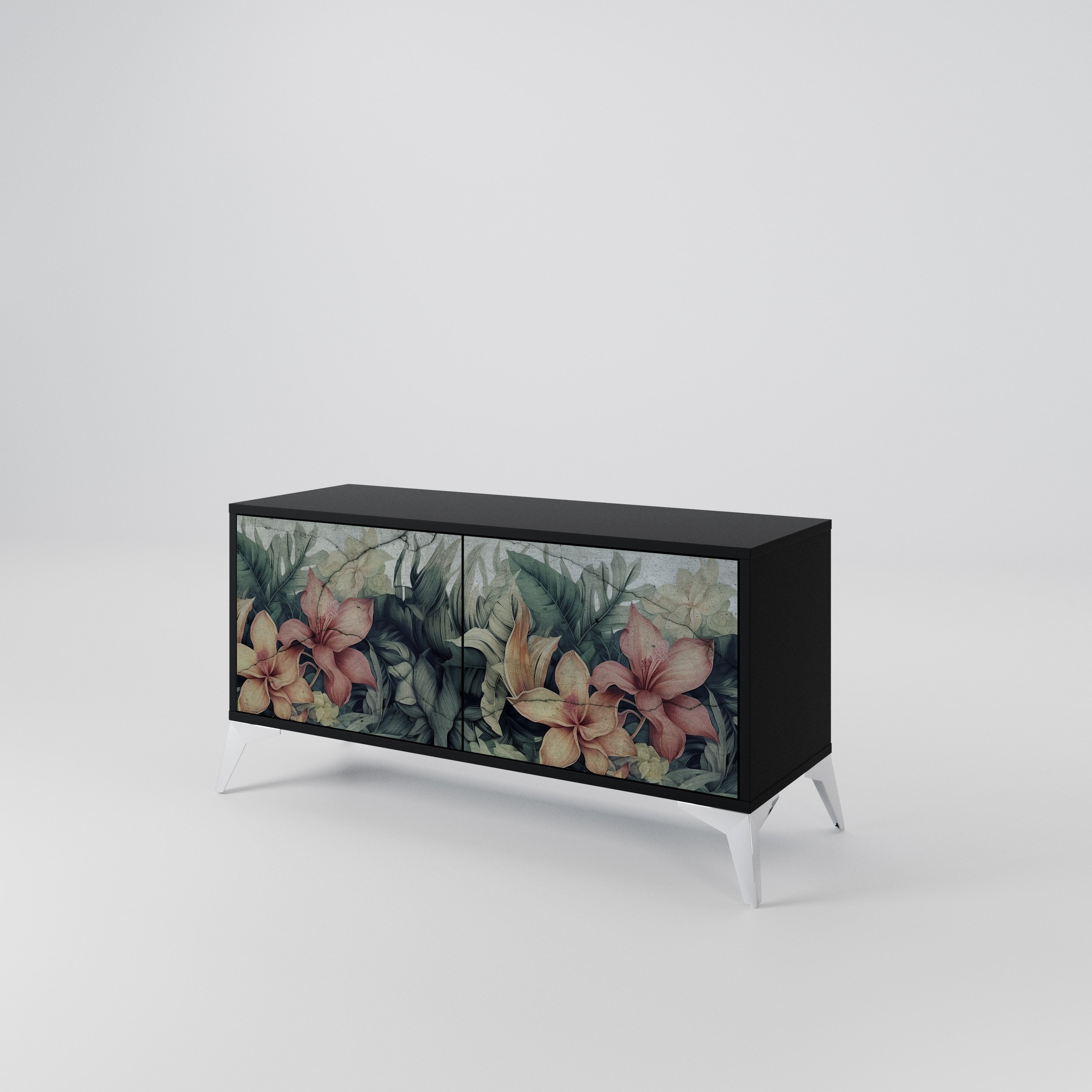 HEAVENLY BLOOM Compact 2-Door TV Cabinet