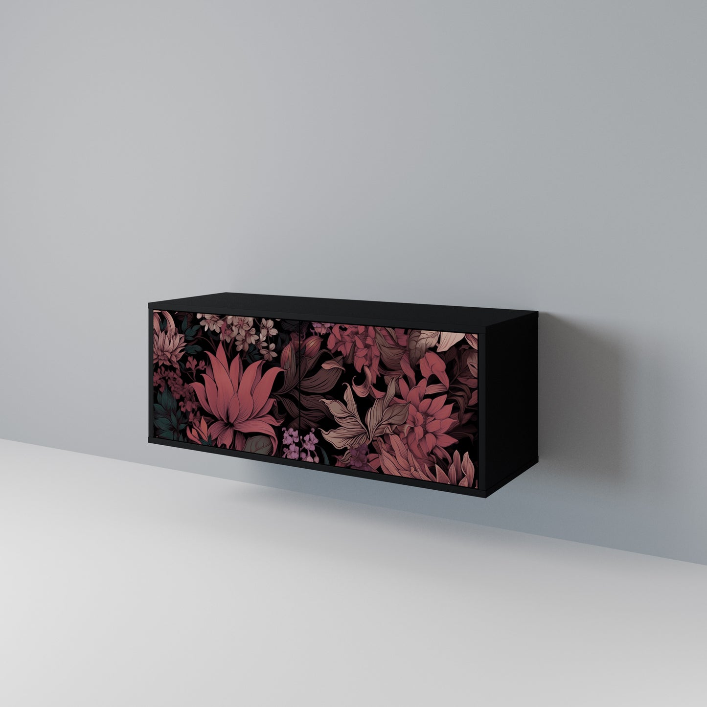 FLORAL WHISPER Kompaktes 2-türiges TV-Lowboard