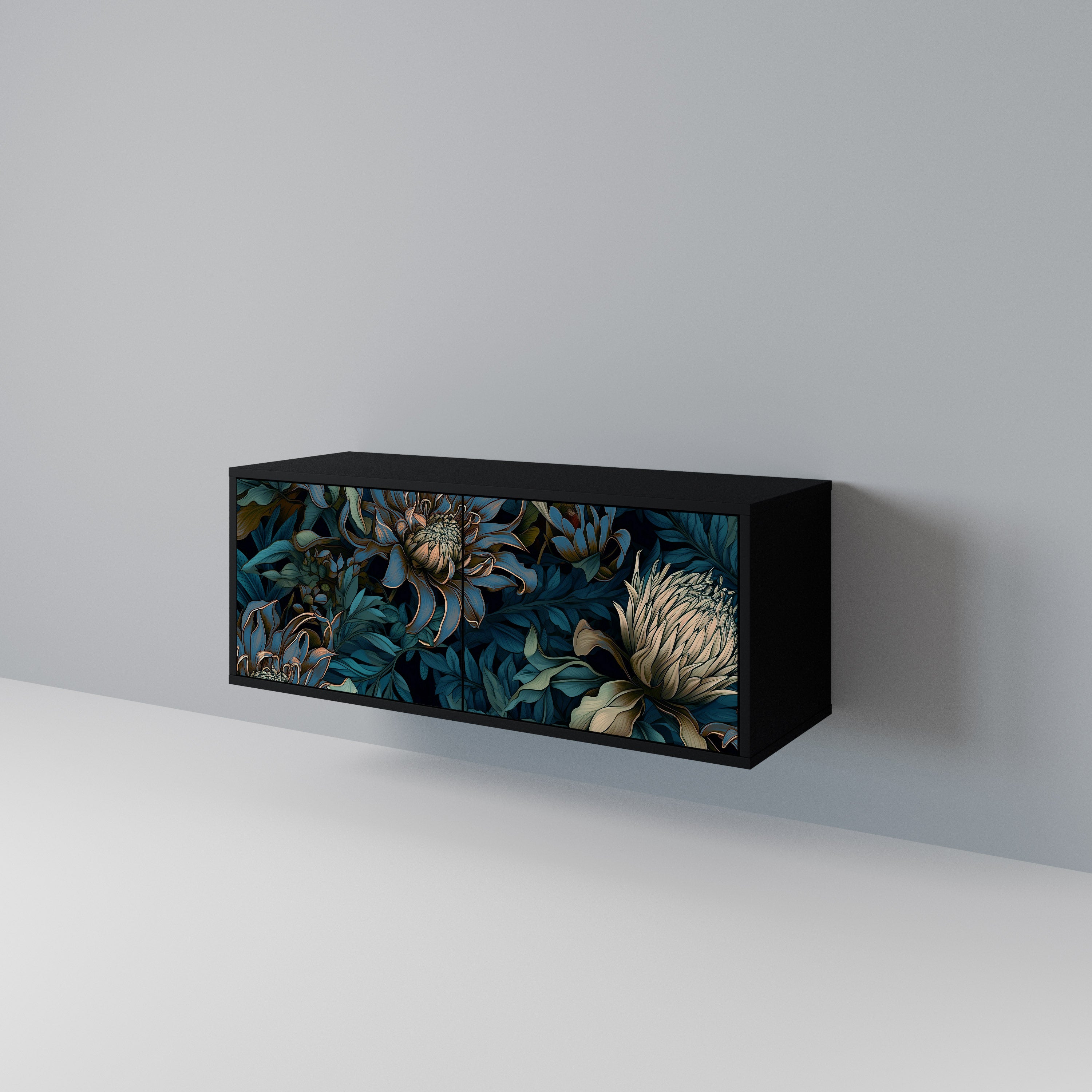 TWILIGHT BLOOM Kompaktes 2-türiges TV-Lowboard