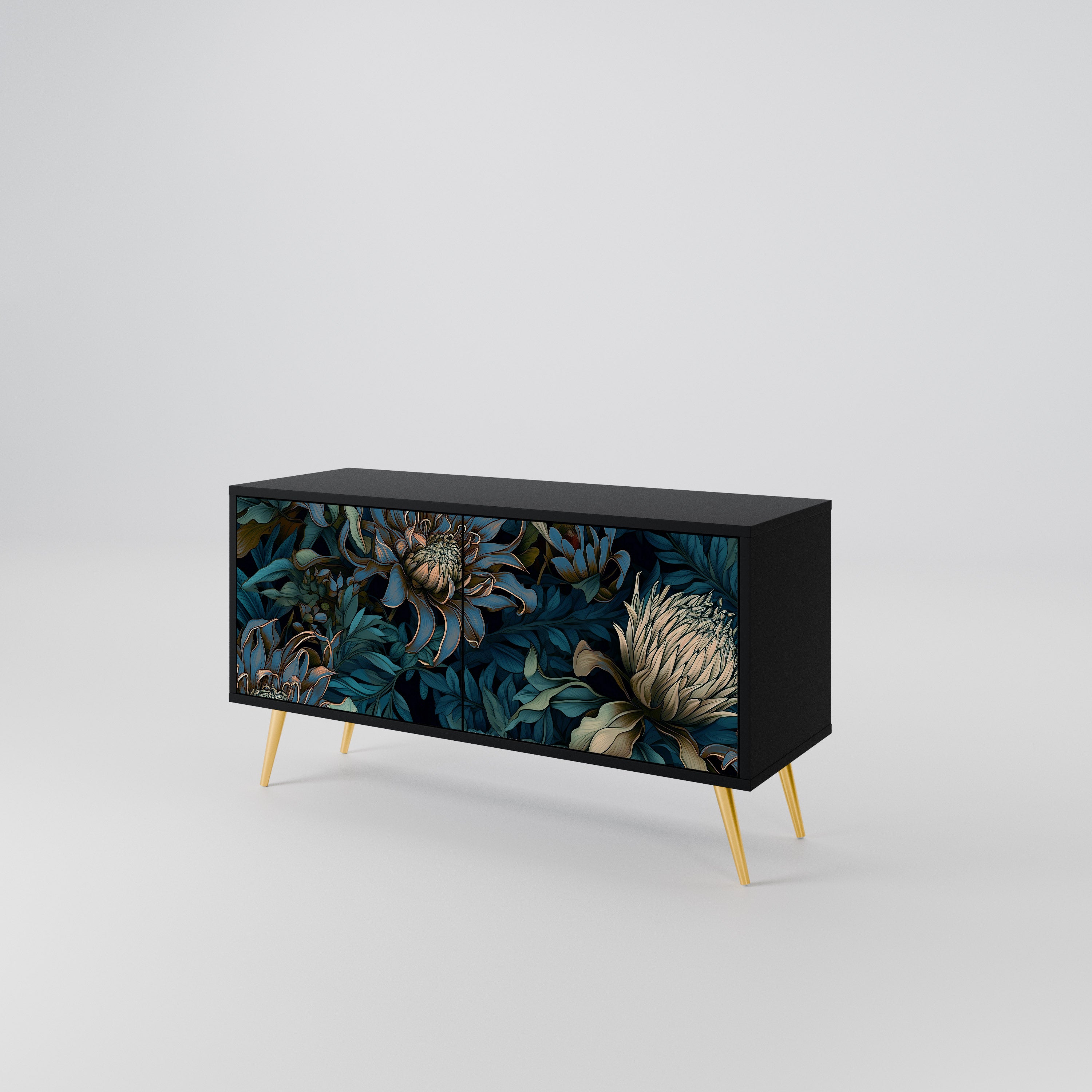 TWILIGHT BLOOM Kompaktes 2-türiges TV-Lowboard