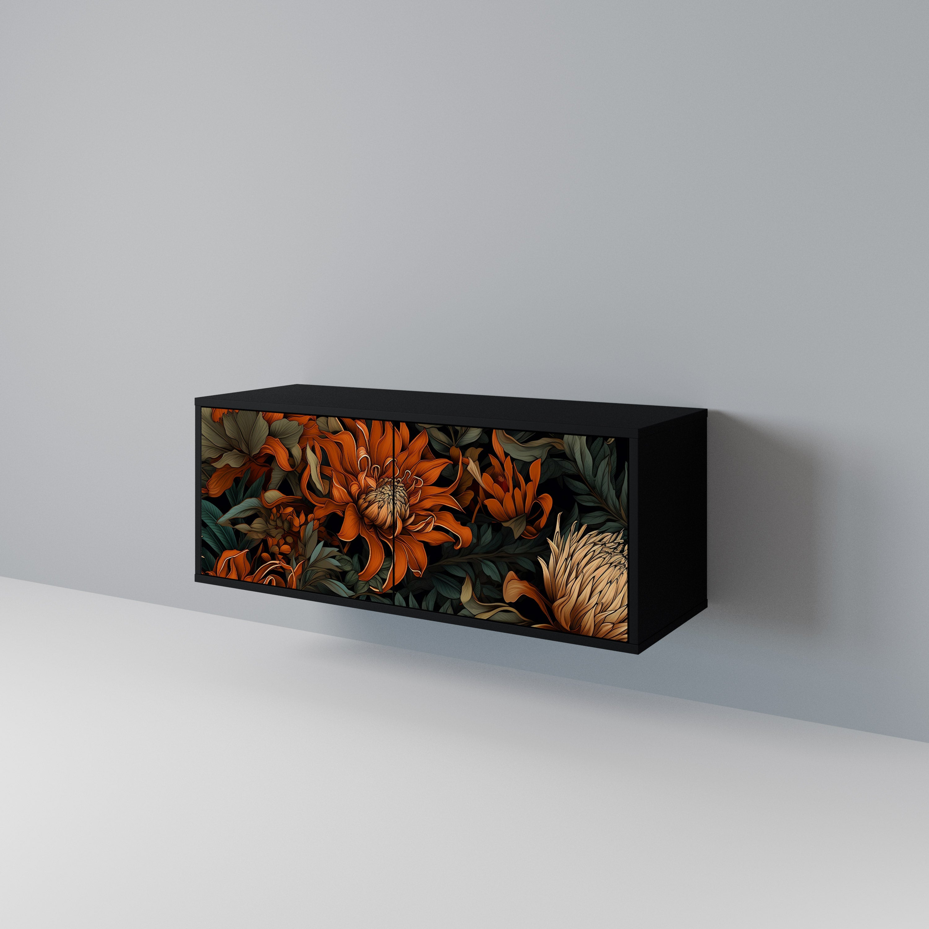 DAWN BLOOM Kompaktes 2-türiges TV-Lowboard