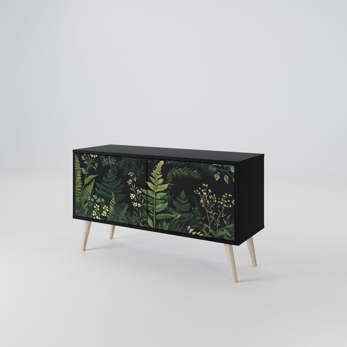FERN FLOWERS Kompaktes 2-türiges TV-Lowboard
