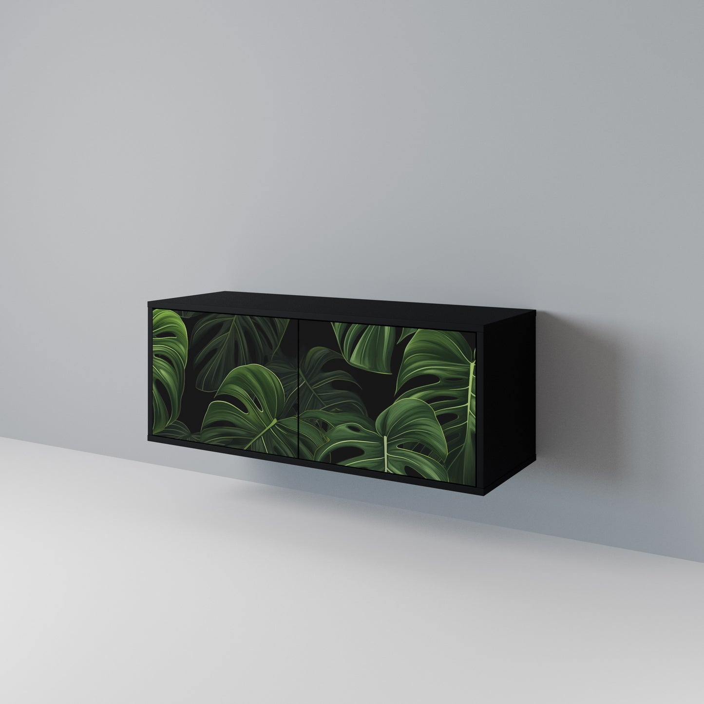 INFINITE MONSTERA Kompaktes 2-türiges TV-Lowboard