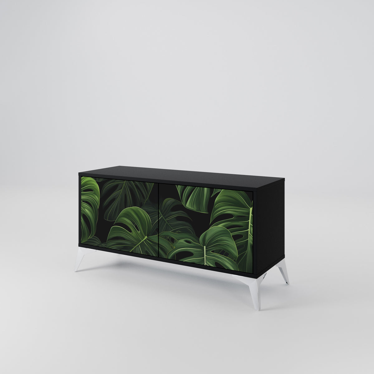 INFINITE MONSTERA Kompaktes 2-türiges TV-Lowboard