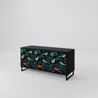 FOWL ORNAMENT Kompaktes 2-türiges TV-Lowboard