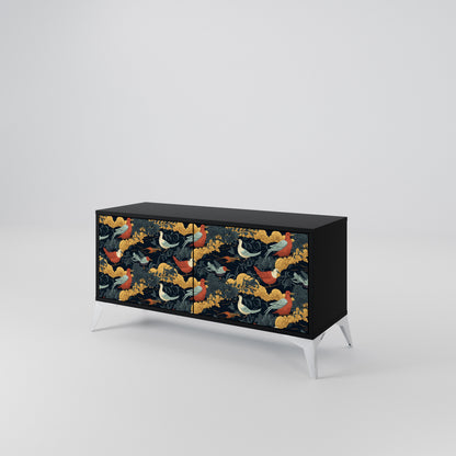 FOWLY DAZE Kompaktes 2-türiges TV-Lowboard