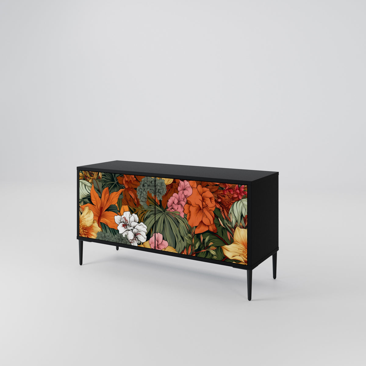 RADIANT FLORA Compact 2-Door TV Cabinet