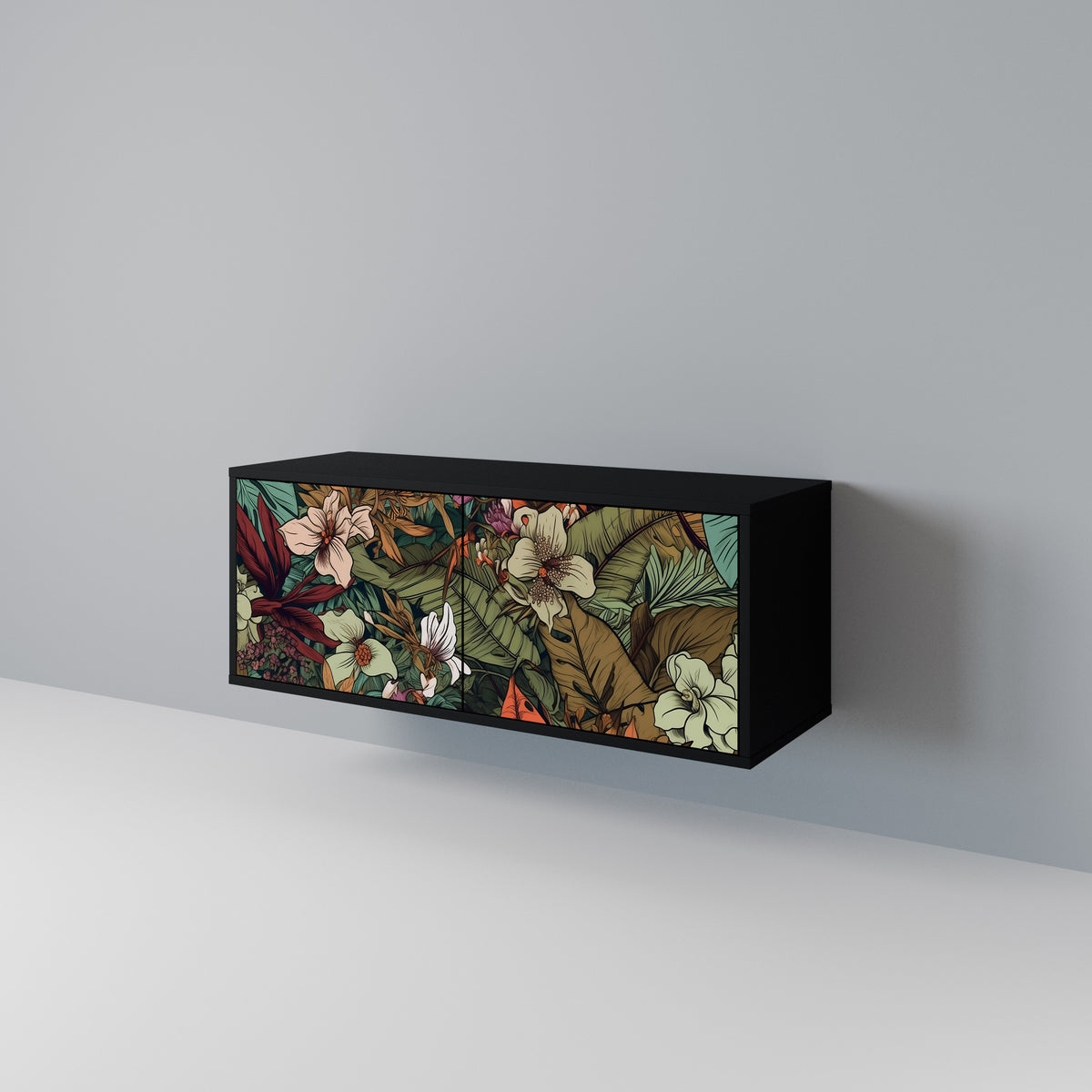 BOTANICAL EMERGENCE Kompaktes 2-türiges TV-Lowboard