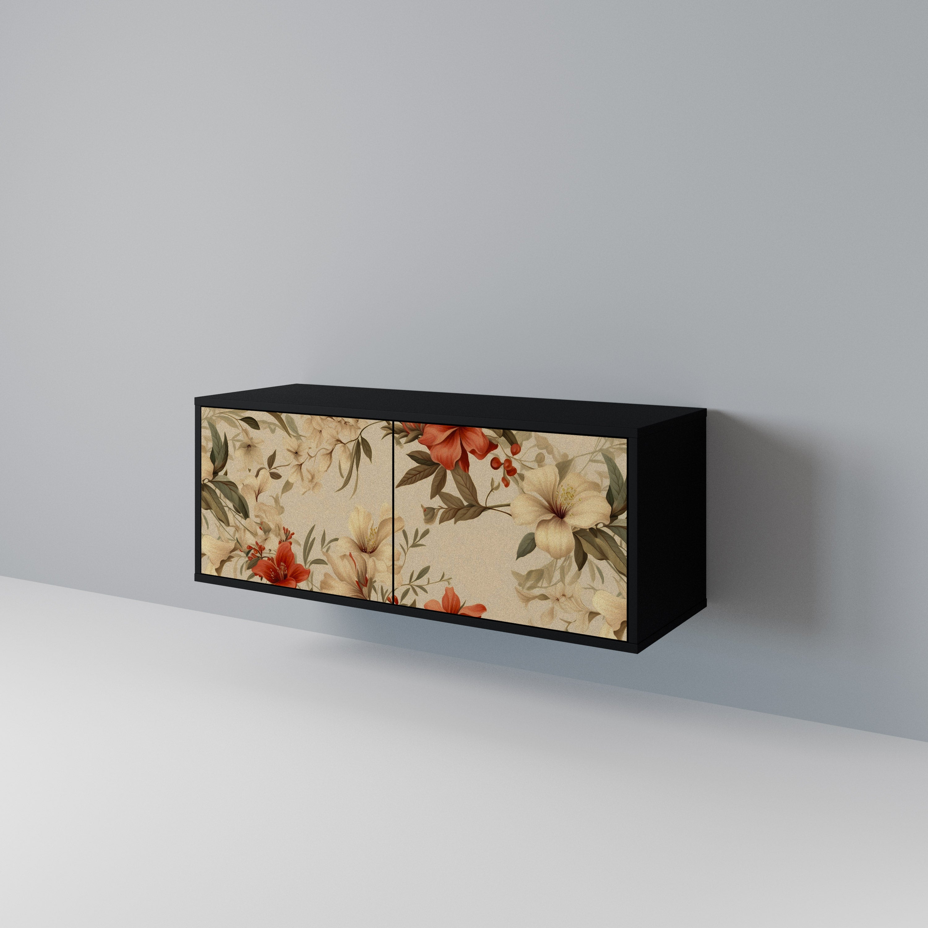 BLOOMING HARMONY Kompaktes 2-türiges TV-Lowboard