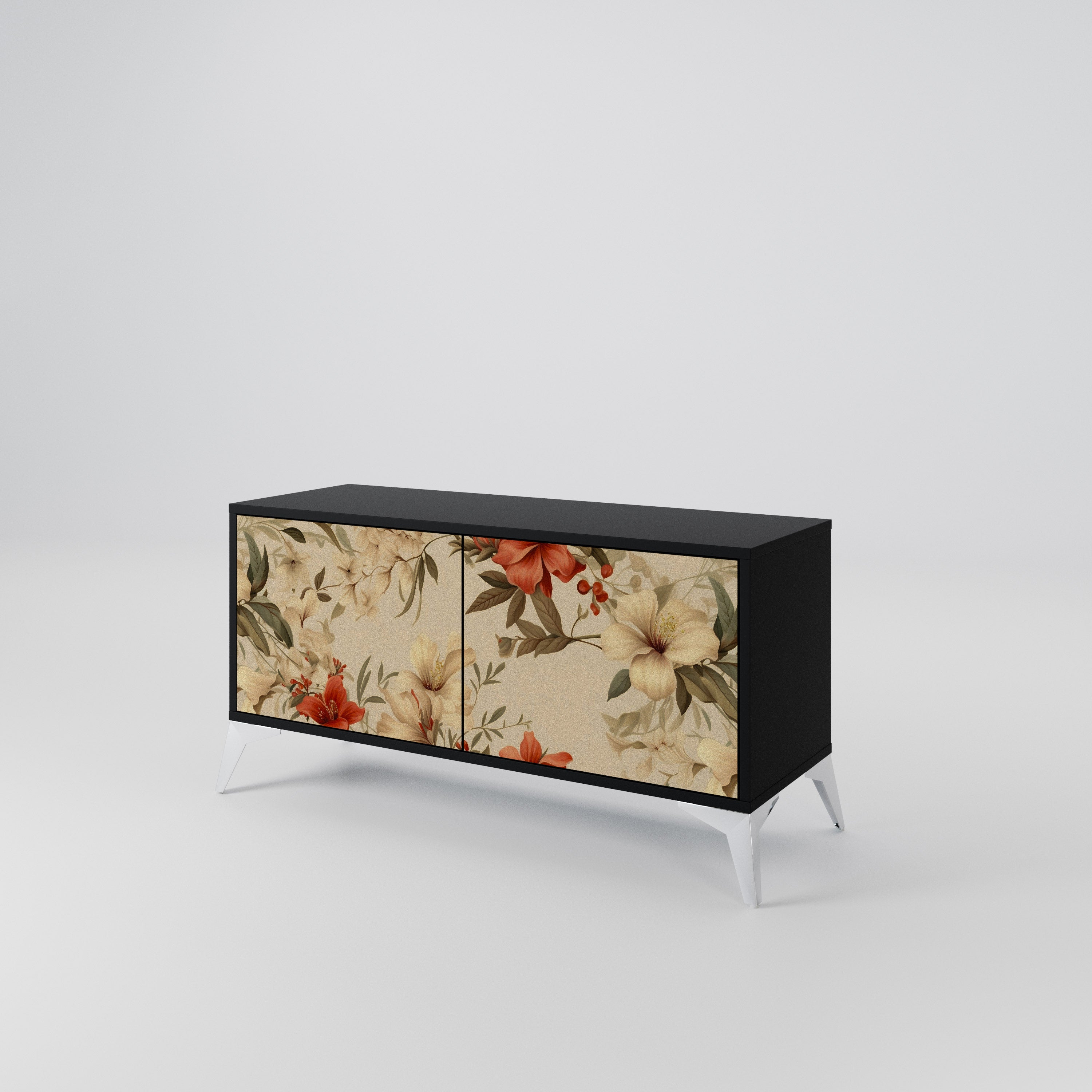 BLOOMING HARMONY Kompaktes 2-türiges TV-Lowboard