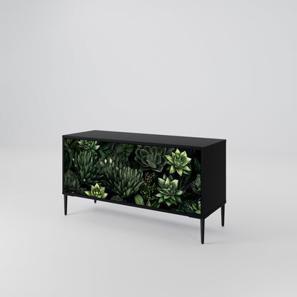 SUCCULENT JUNGLE Kompaktes 2-türiges TV-Lowboard