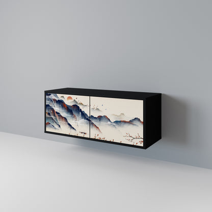 JAPANESE LANDSCAPE Kompaktes 2-türiges TV-Lowboard