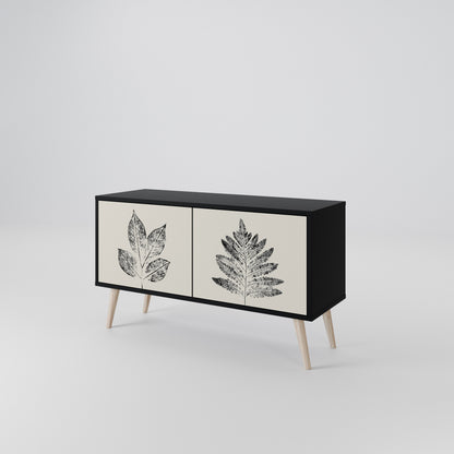 LEAFY STAMPS Kompaktes 2-türiges TV-Lowboard