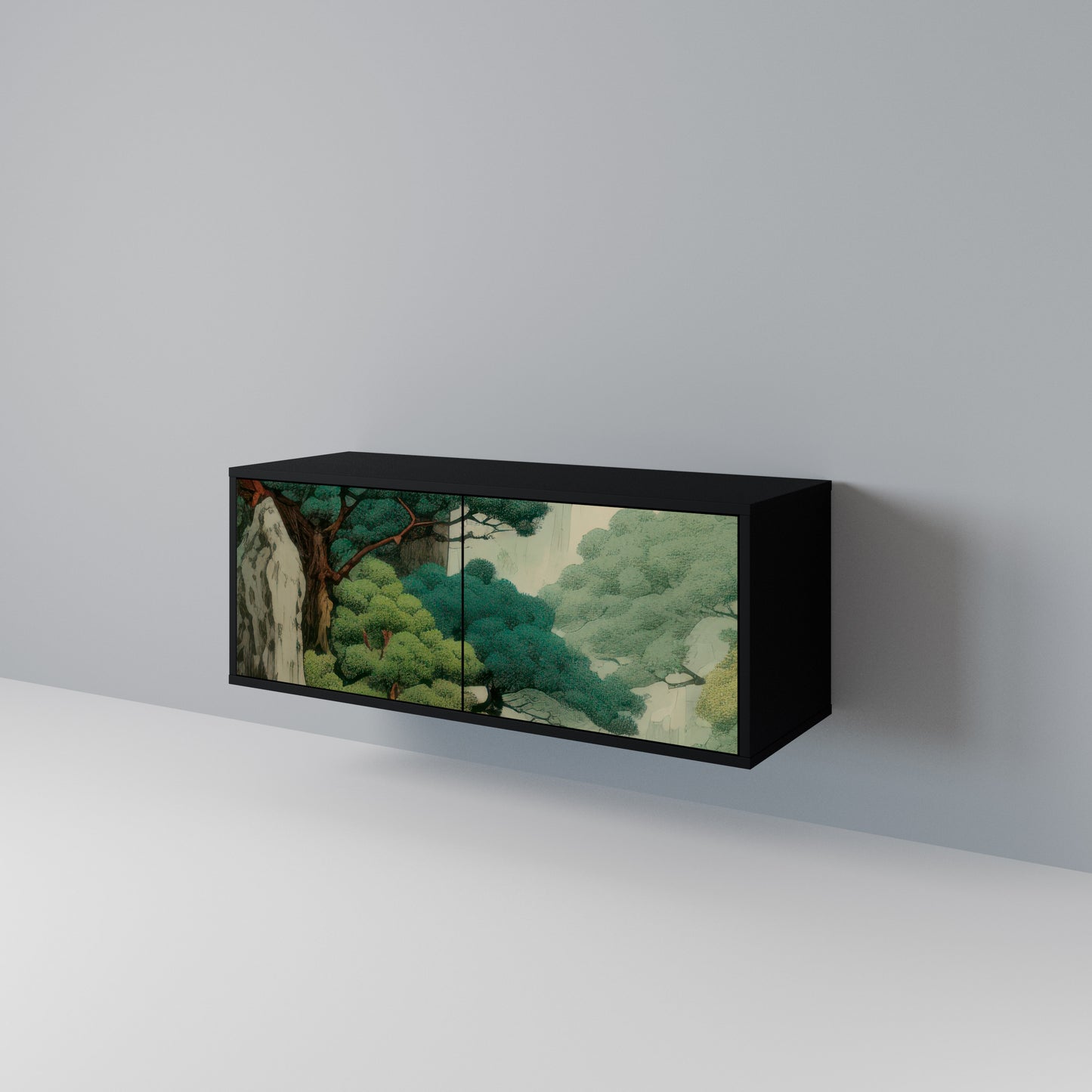 VERDURE ABYSS Kompaktes 2-türiges TV-Lowboard
