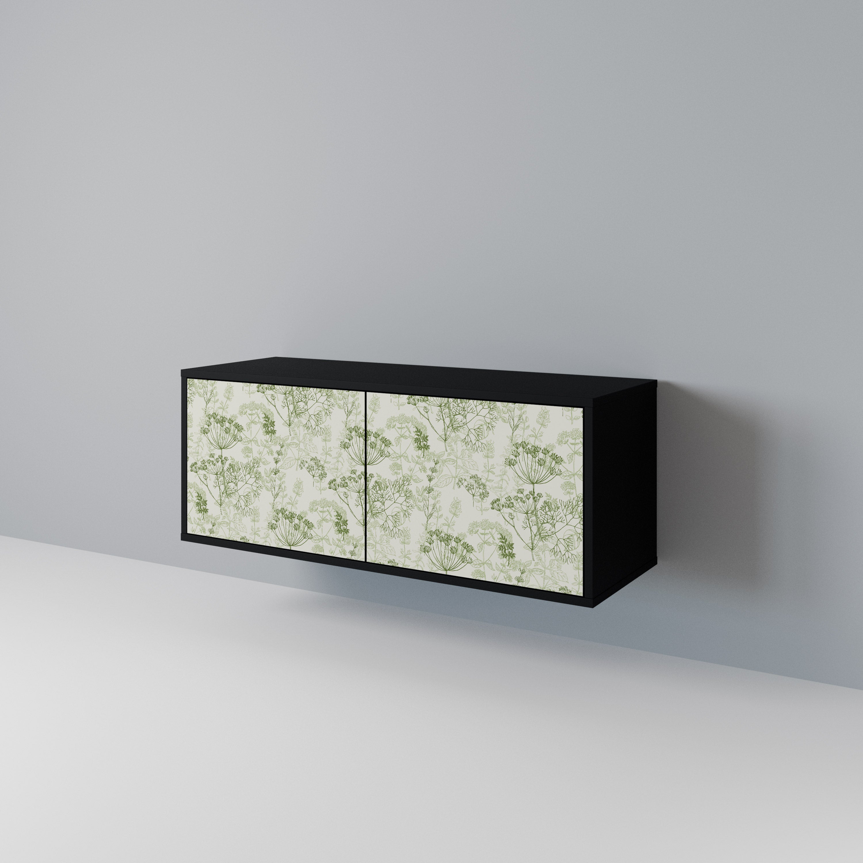 FENNEL BALDACHIN Kompaktes 2-türiges TV-Lowboard