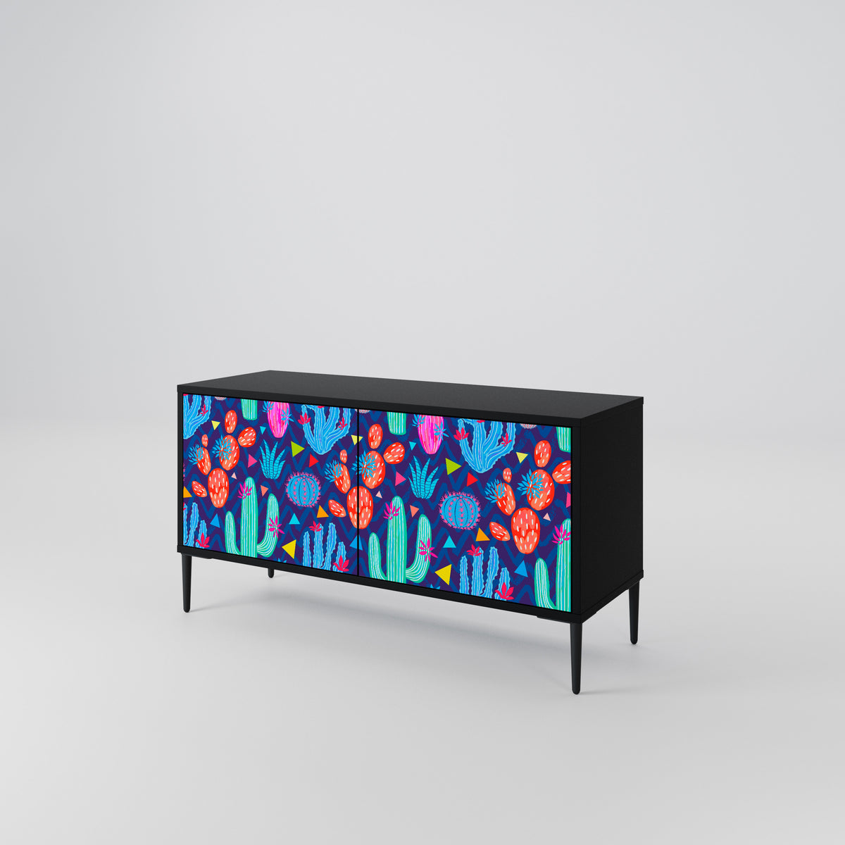 CACTUS VIBES Compact 2-Door TV Cabinet