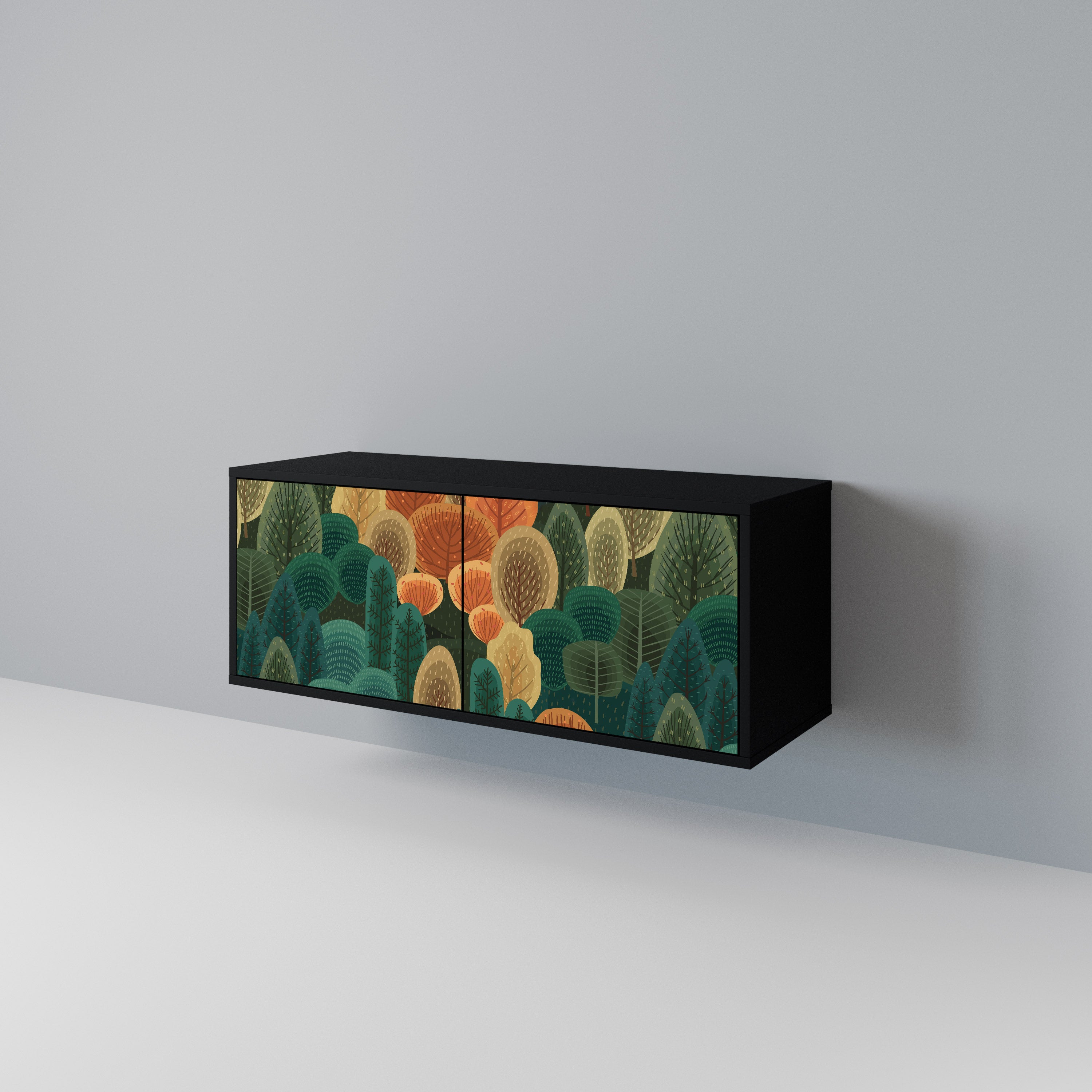 AUTUMN KALEIDOSCOPE Compact 2-Door TV Cabinet
