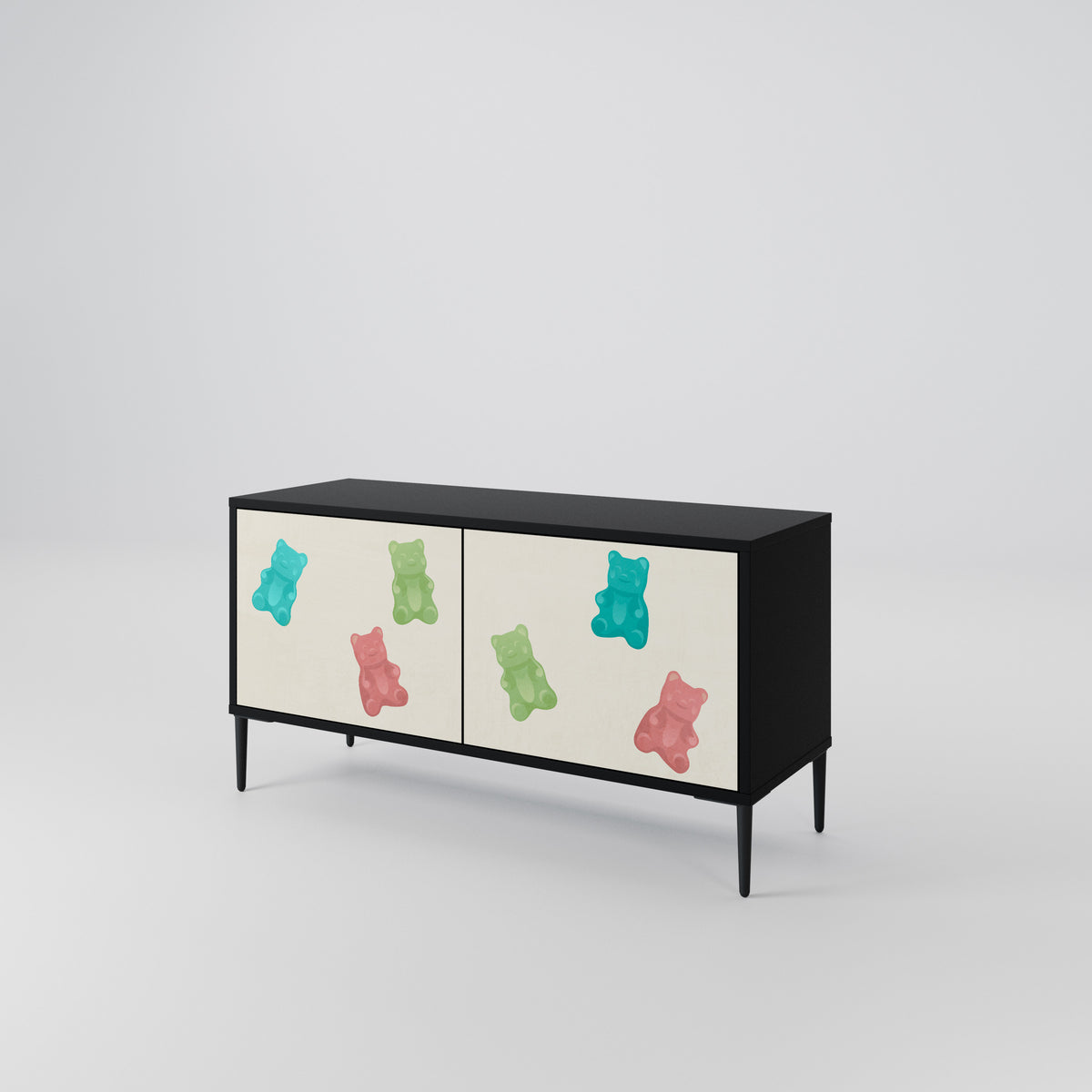 GUMMY BEARS Compact 2-Door TV Cabinet