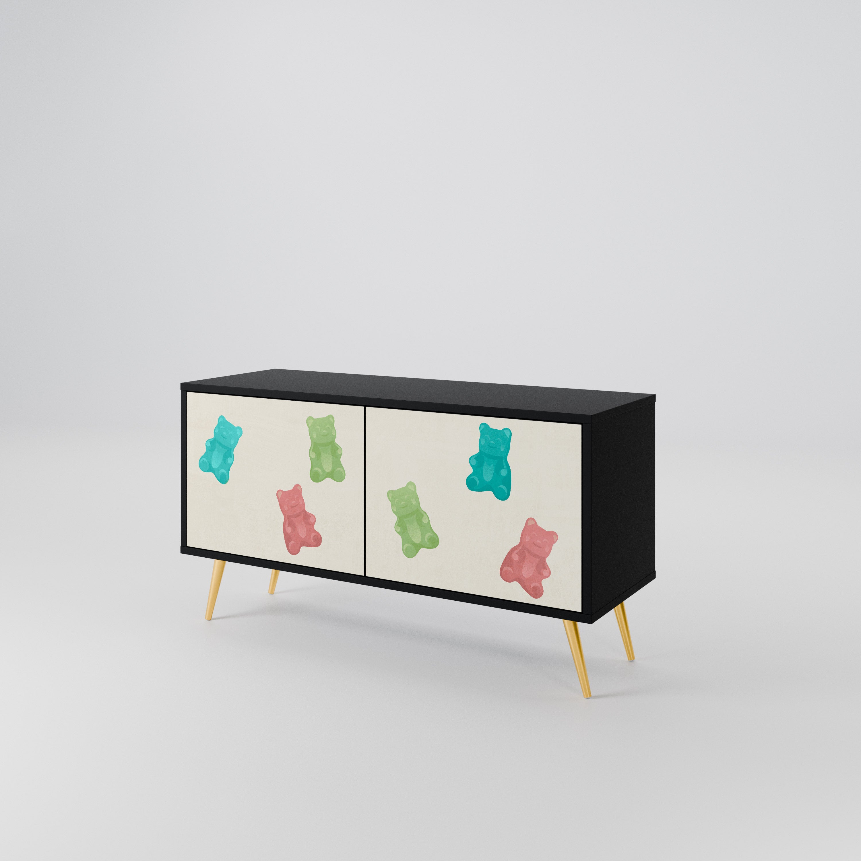 GUMMY BEARS Compact 2-Door TV Cabinet