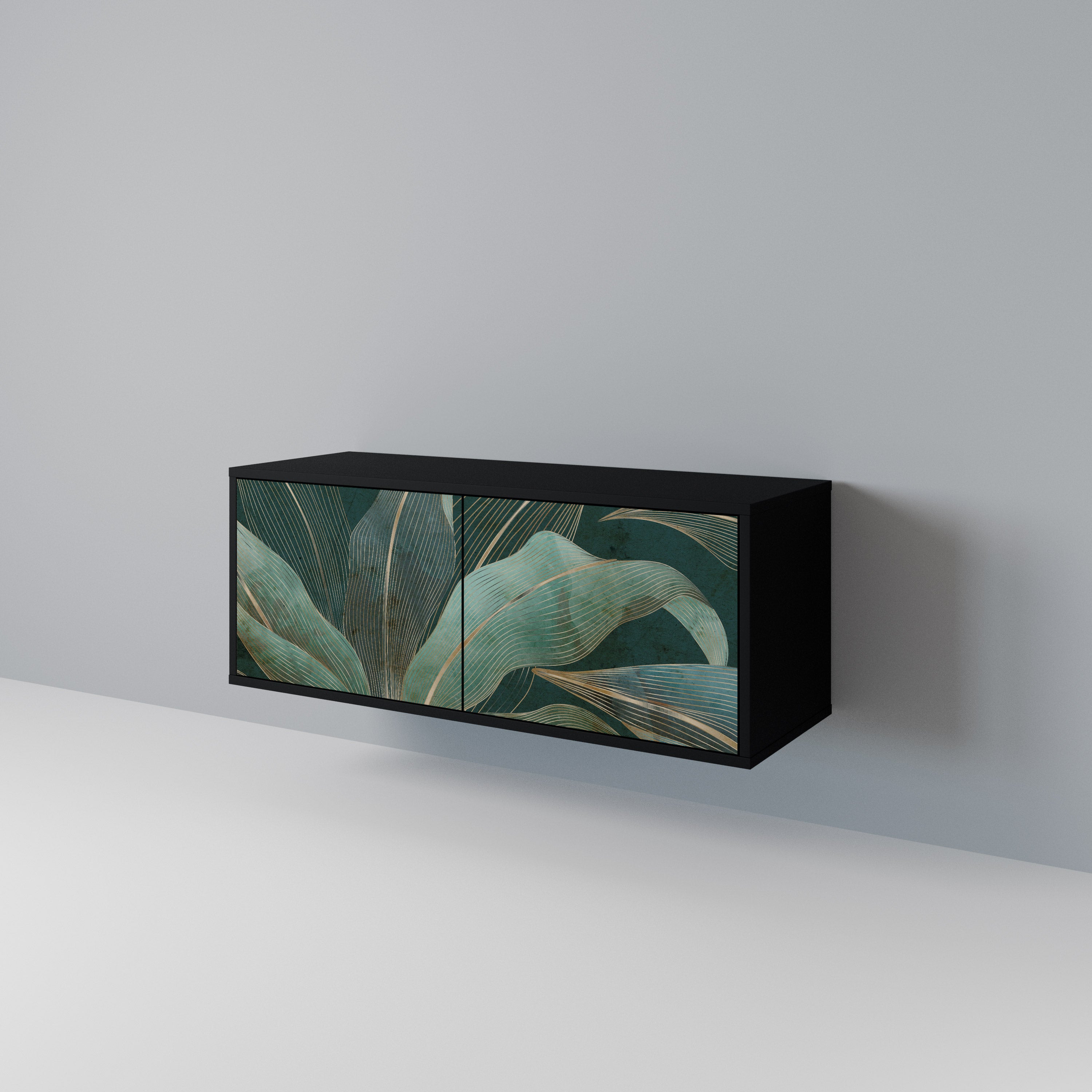 ROYAL GREEN Compact 2-Door TV Cabinet