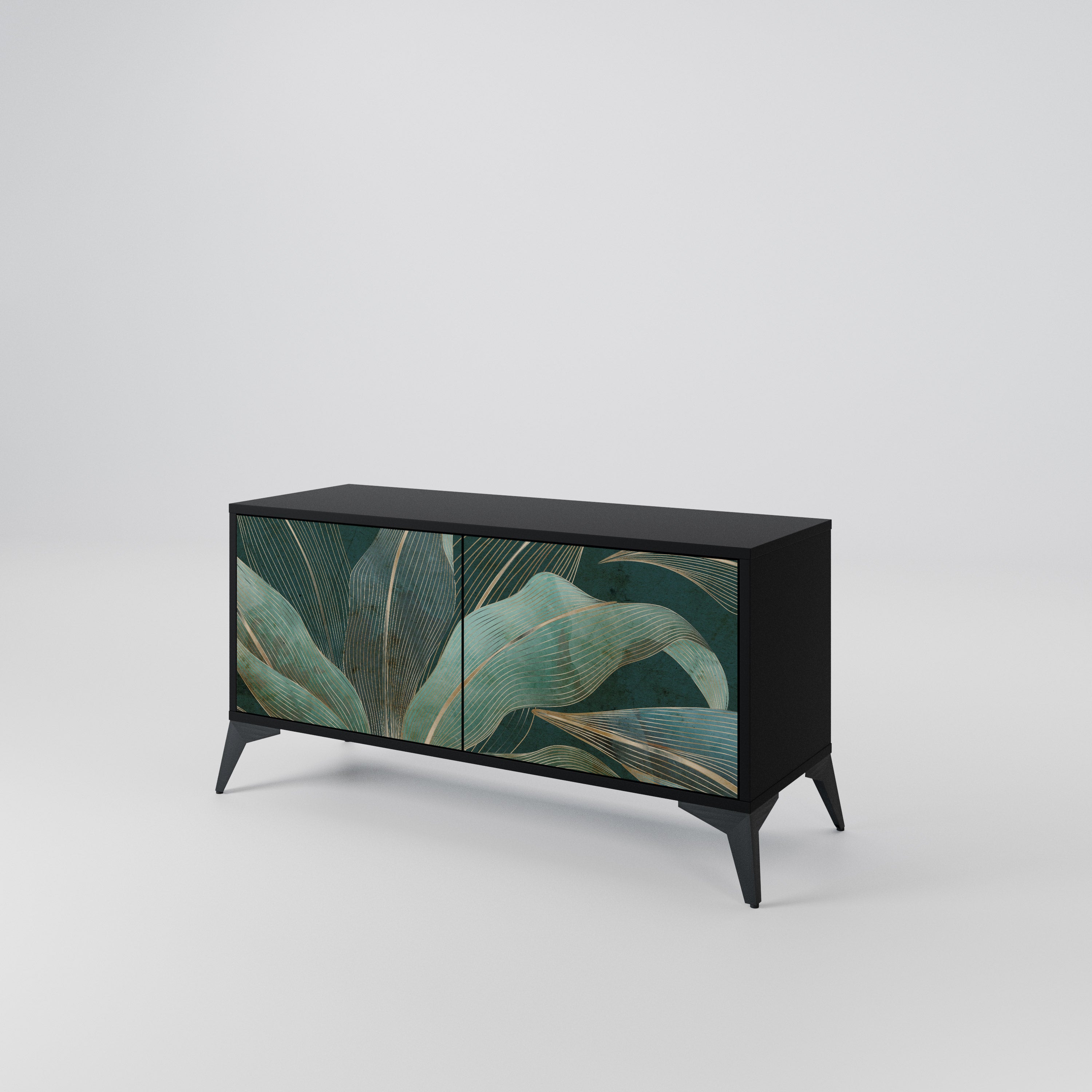 ROYAL GREEN Compact 2-Door TV Cabinet
