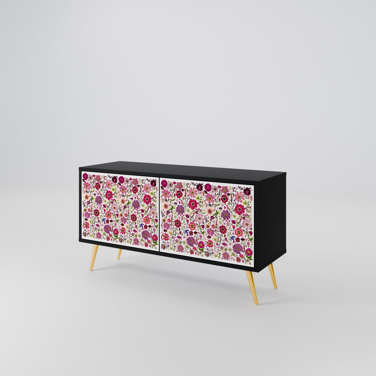 PETAL GARDEN Kompakter 2-türiger TV-Schrank