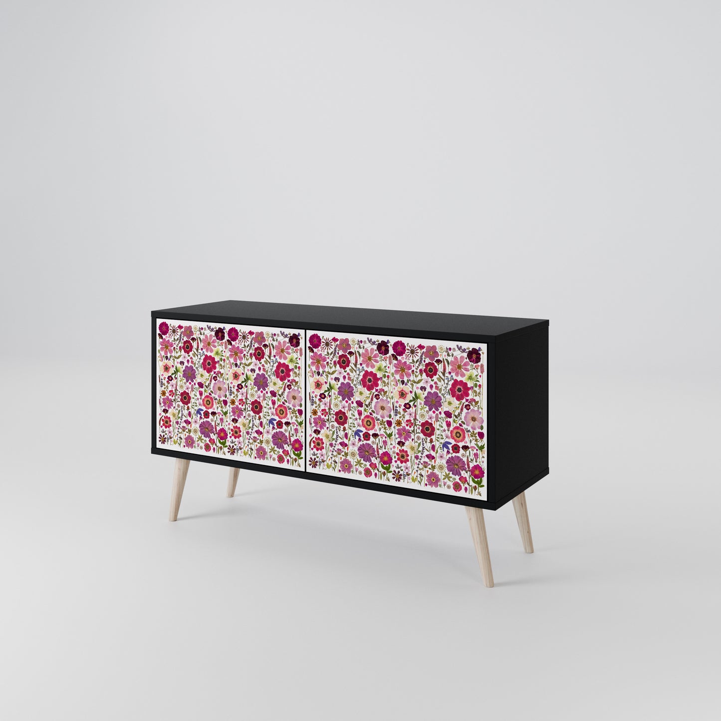 PETAL GARDEN Kompakter 2-türiger TV-Schrank