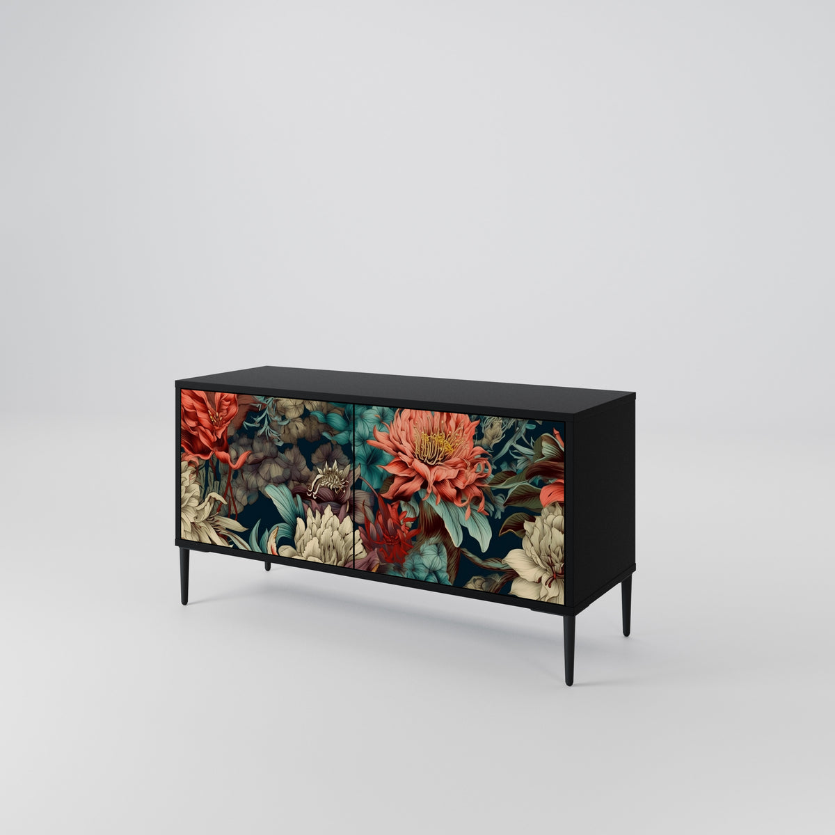 SPROUTING GRACE Compact 2-Door TV Cabinet