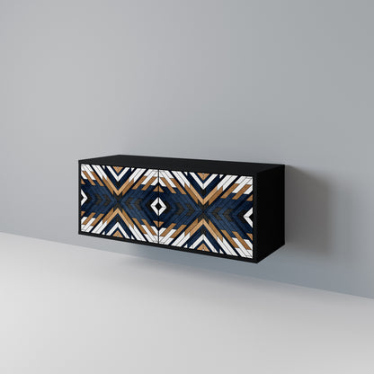 ARTFUL GEOMETRY Kompaktes 2-türiges TV-Lowboard