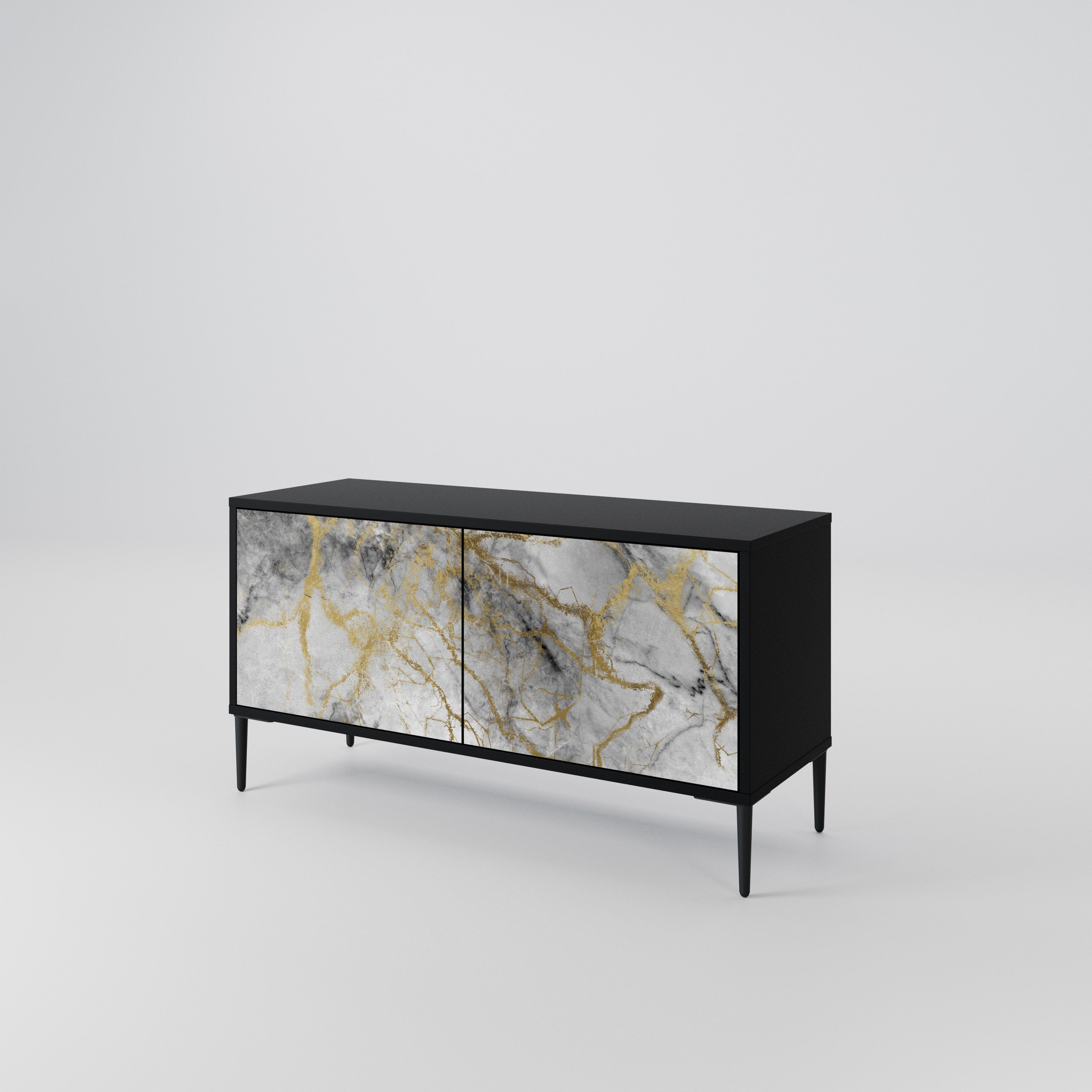 TIMELESS GLIDE Compact 2-Door TV Cabinet