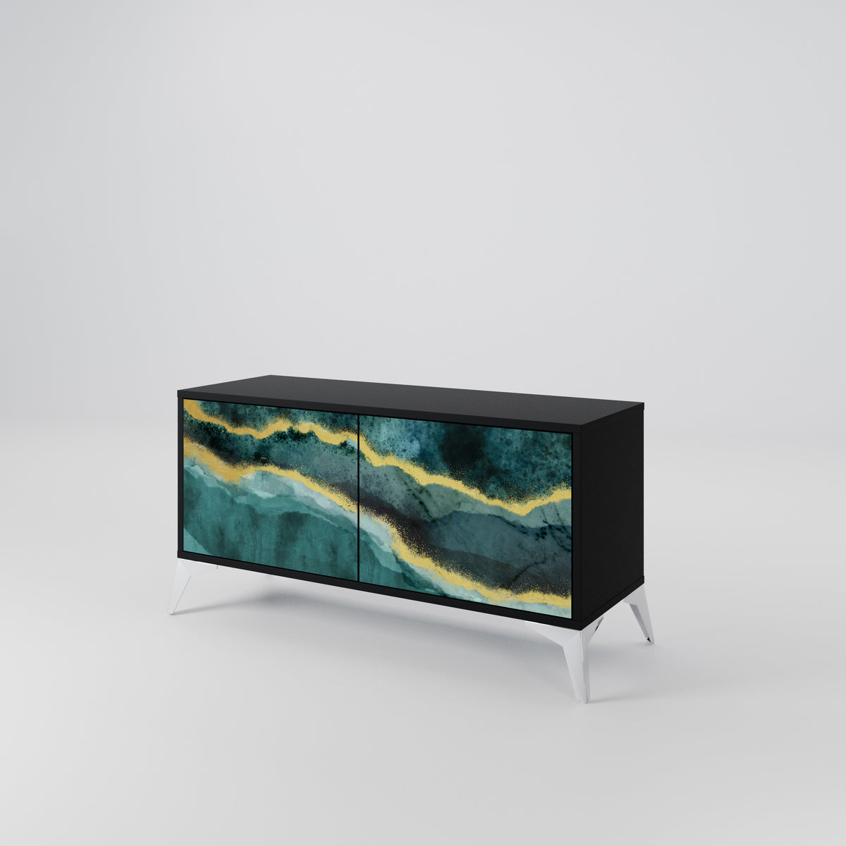 GOLDRUSH ODYSSEY Kompaktes 2-türiges TV-Lowboard