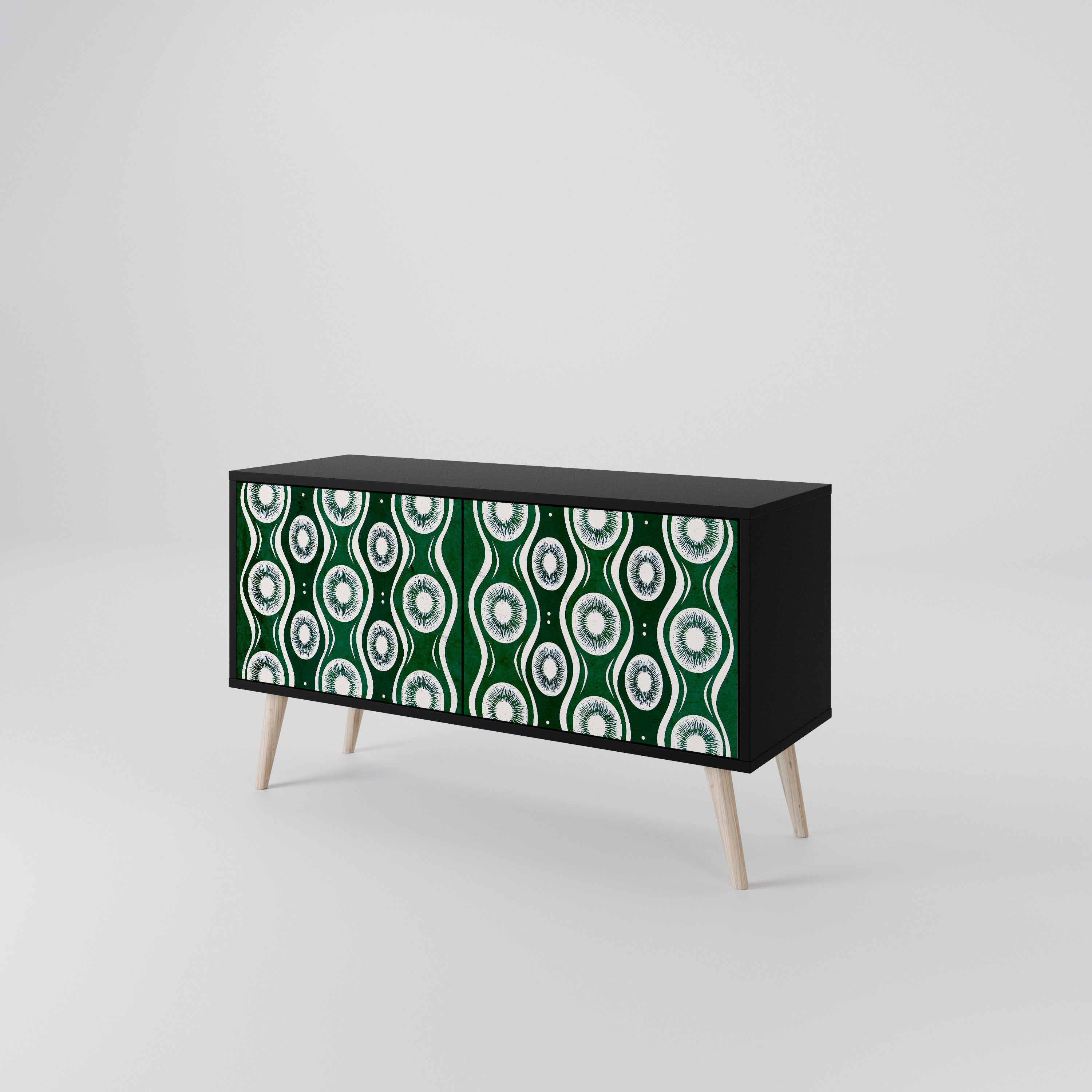 GREEN EYES Compact 2-Door TV Cabinet