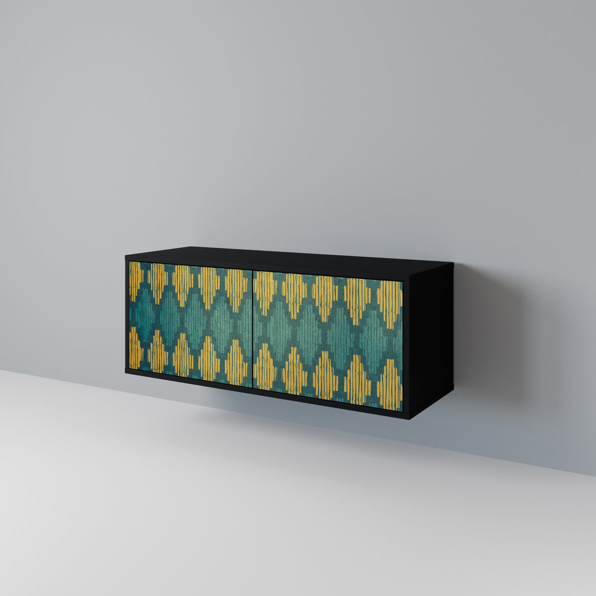 POLYGONS Kompaktes 2-türiges TV-Lowboard