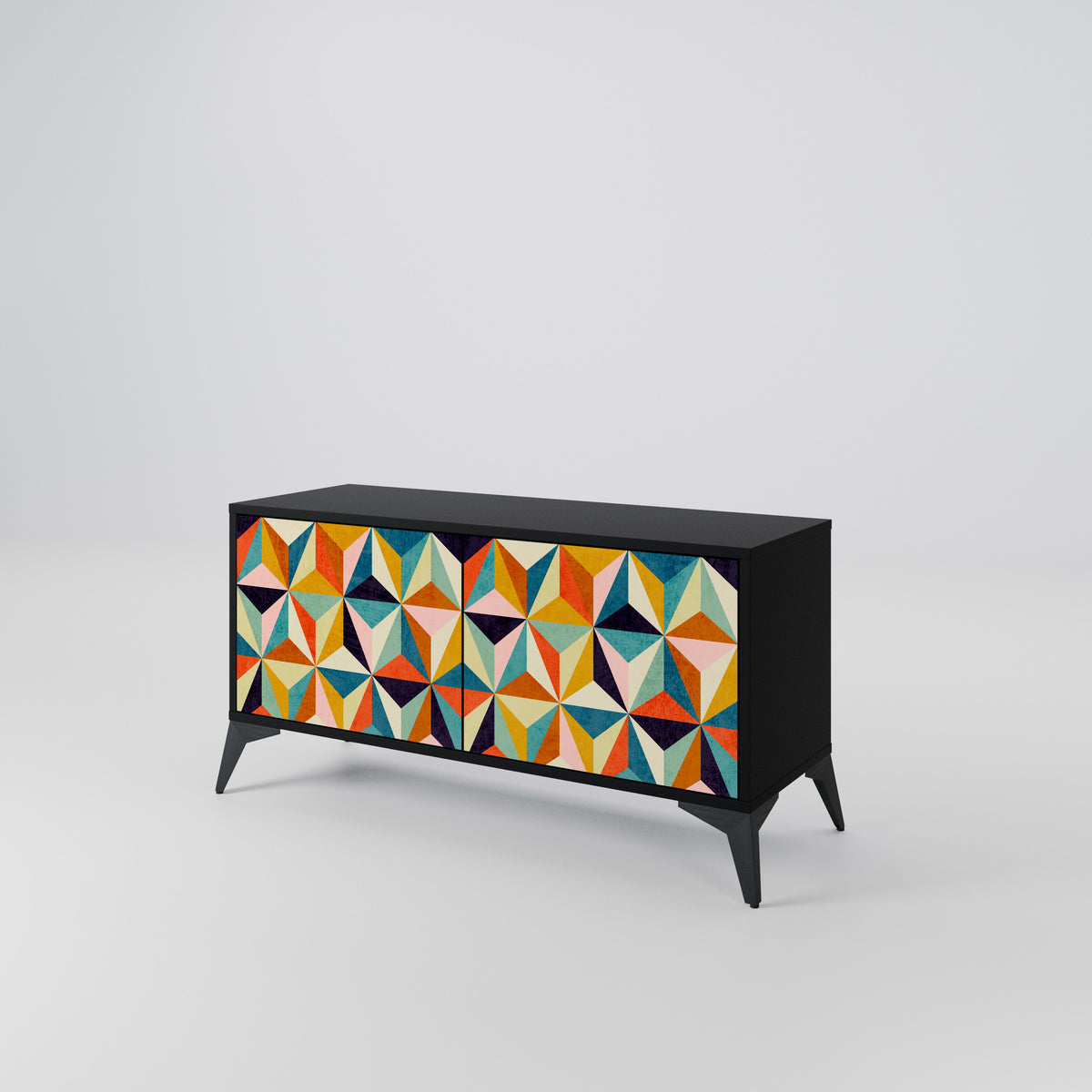 TESSELATE TREASURES Kompaktes 2-türiges TV-Lowboard