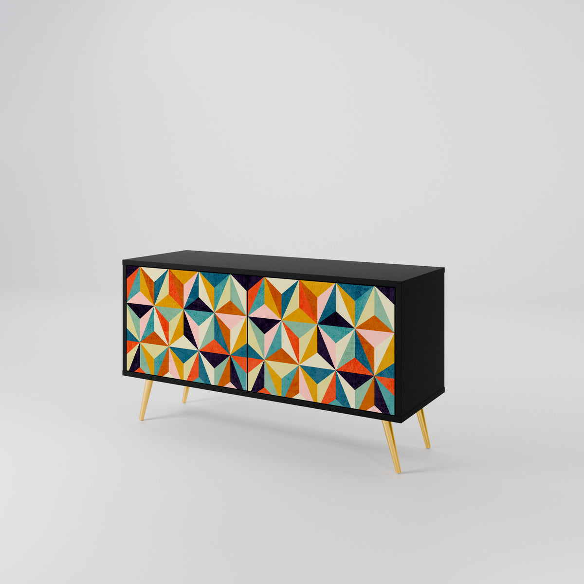 TESSELATE TREASURES Kompaktes 2-türiges TV-Lowboard