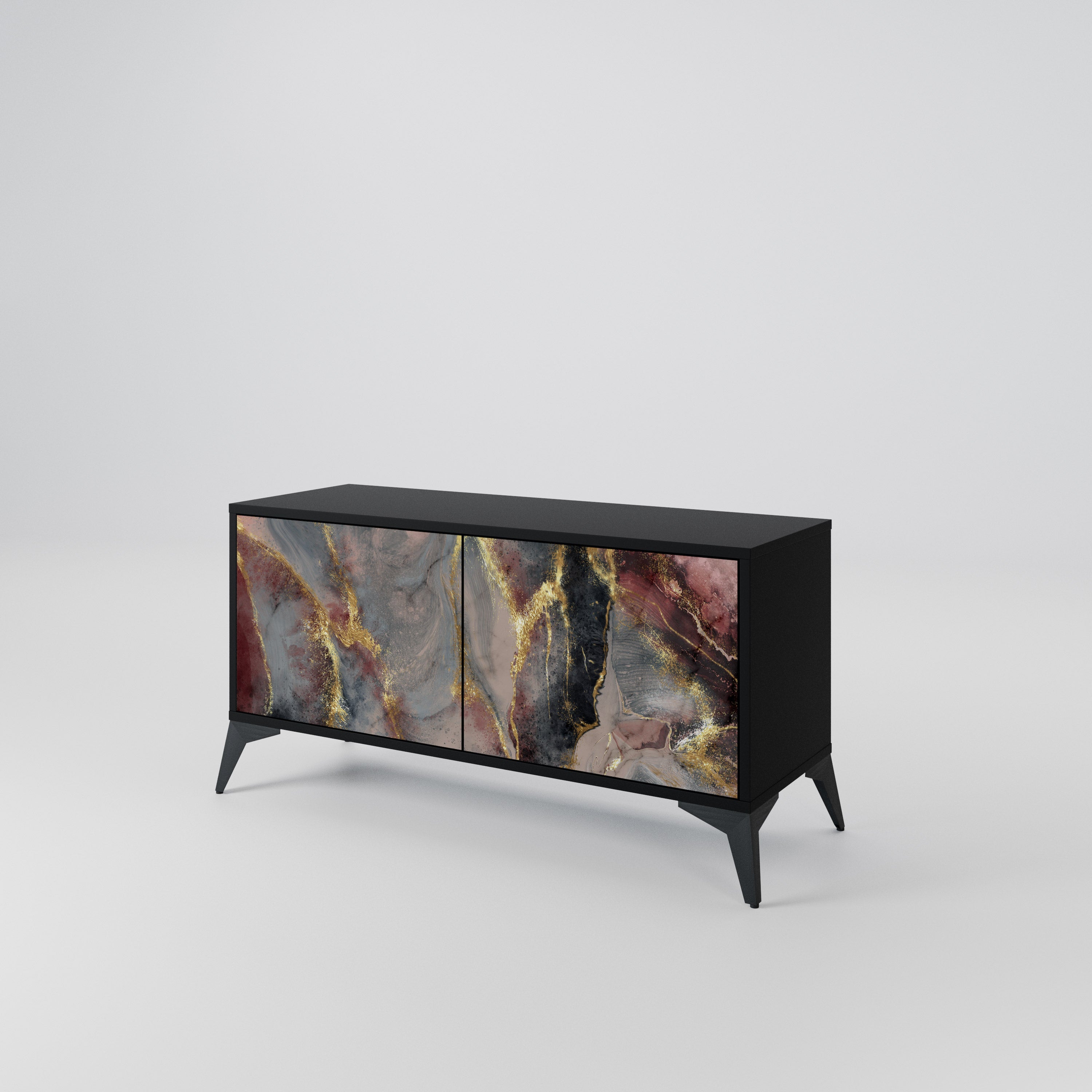 GOLDEN TIDES Compact 2-Door TV Cabinet