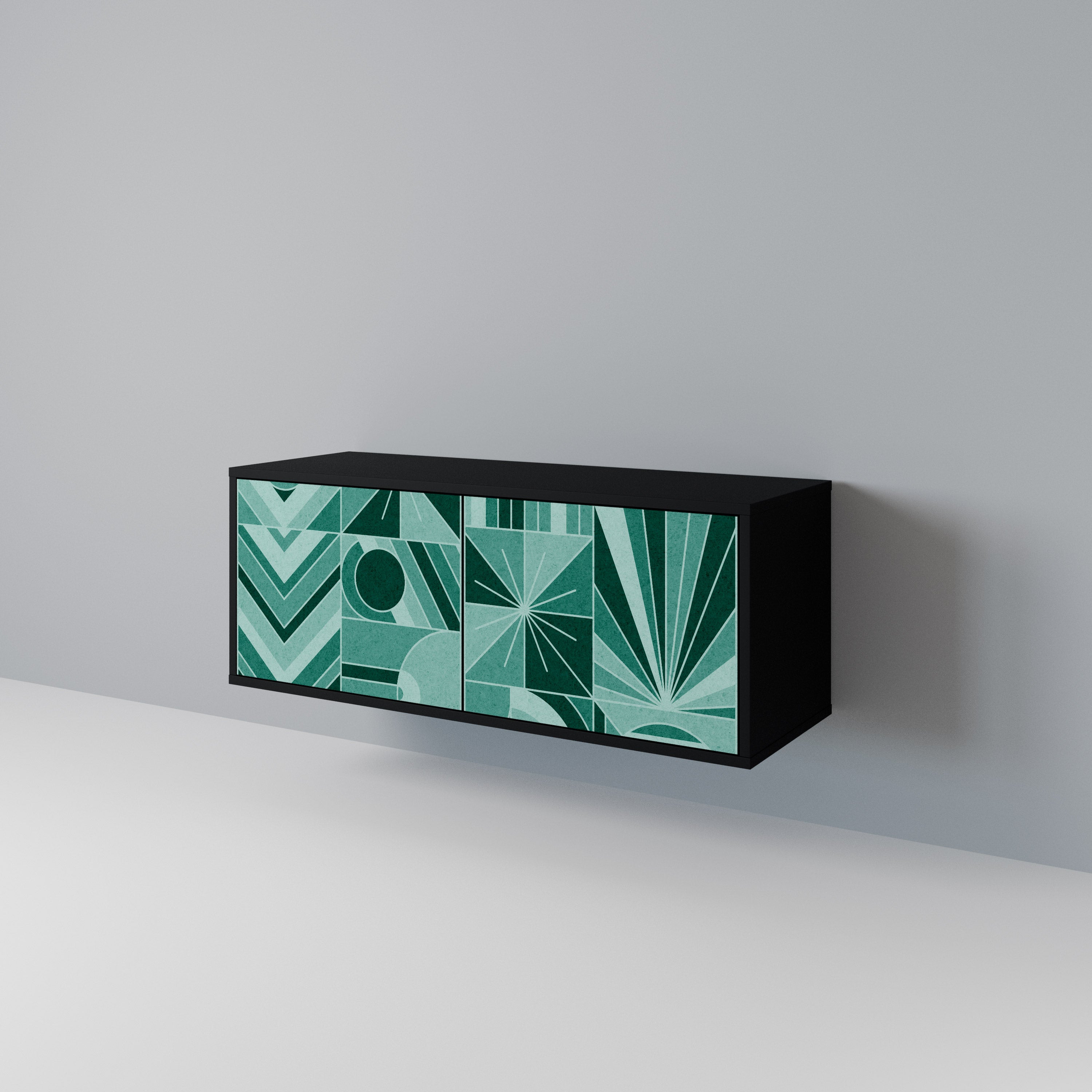 HARMONIC GRID Compact 2-Door TV Cabinet