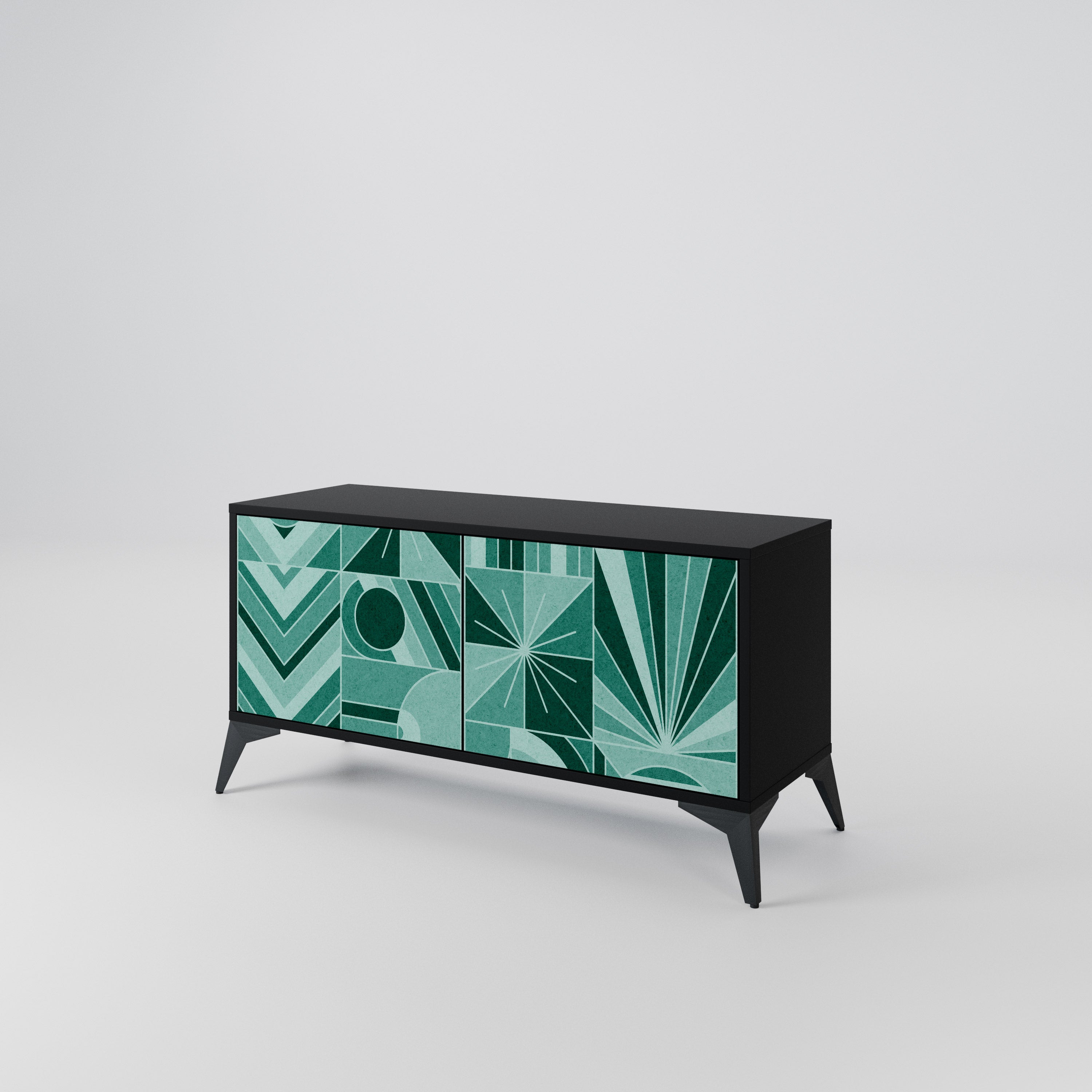 HARMONIC GRID Compact 2-Door TV Cabinet