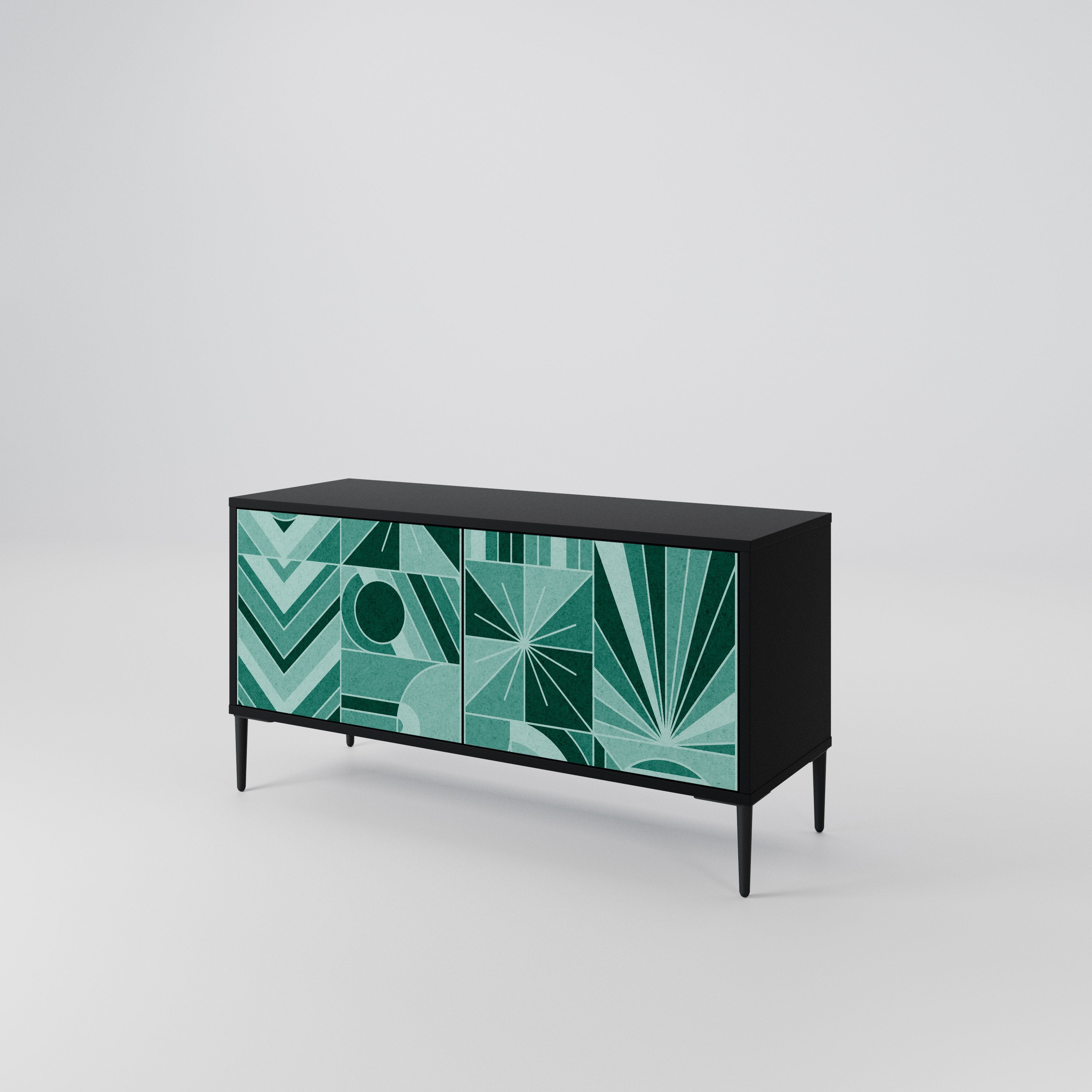 HARMONIC GRID Compact 2-Door TV Cabinet