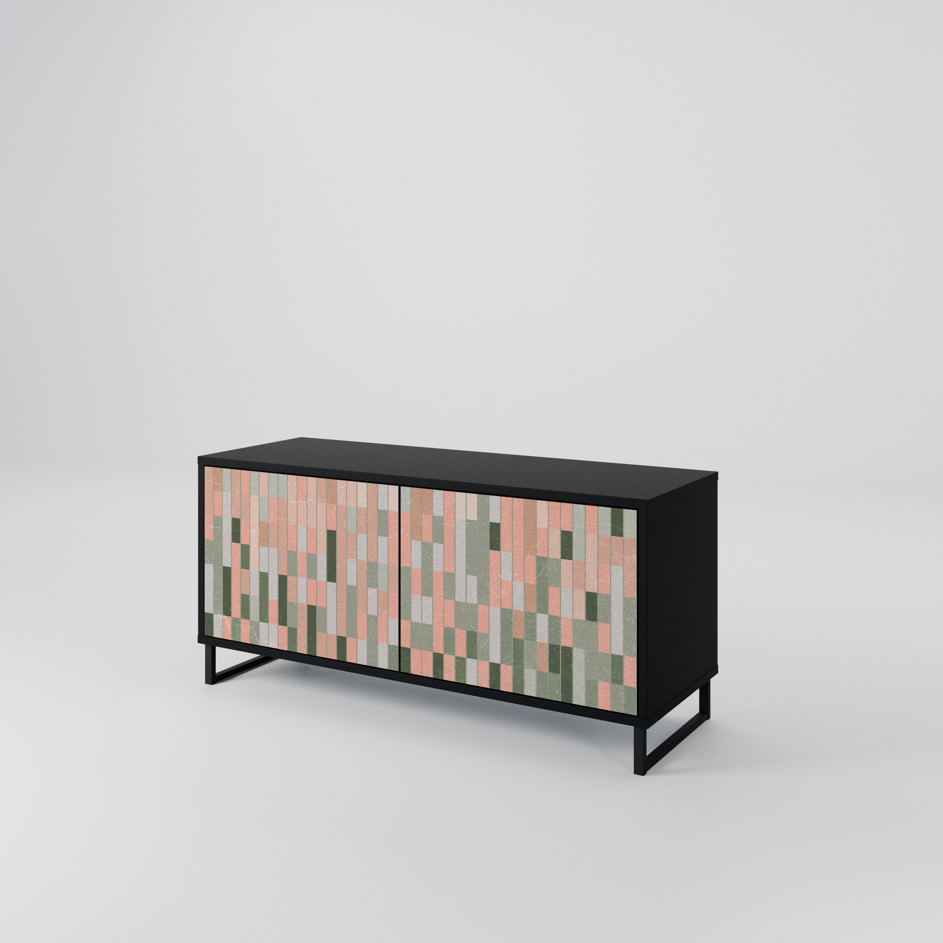 BUILDING THE FUTURE Compact 2-Door TV Cabinet