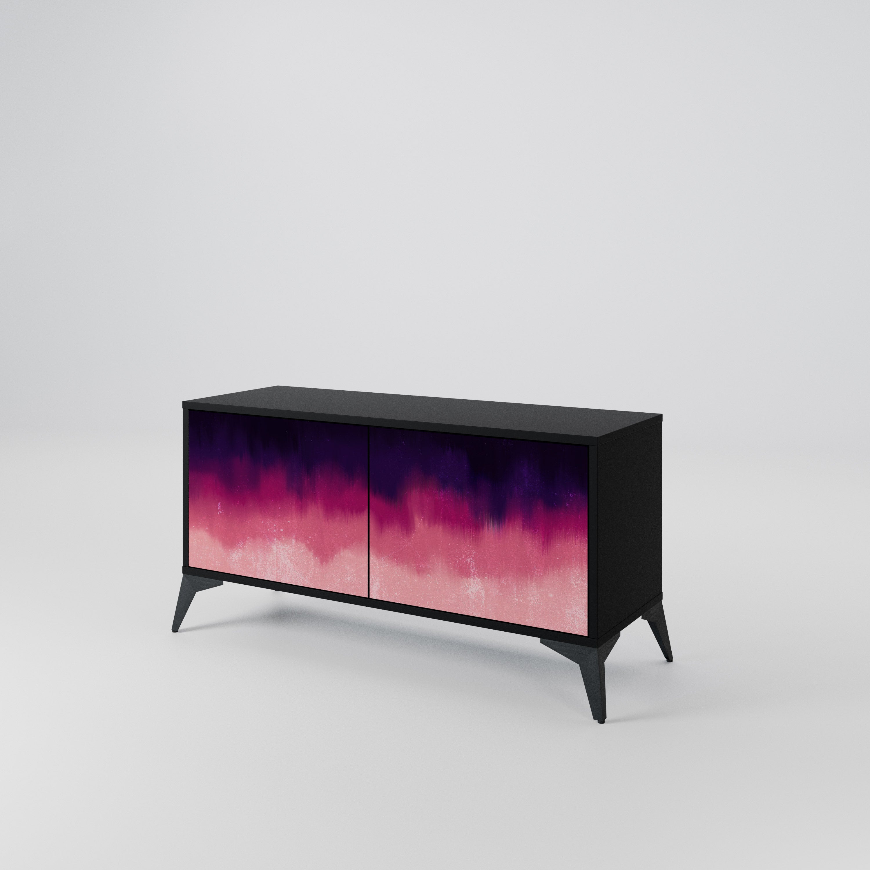 AURORA BOREALIS Compact 2-Door TV Cabinet